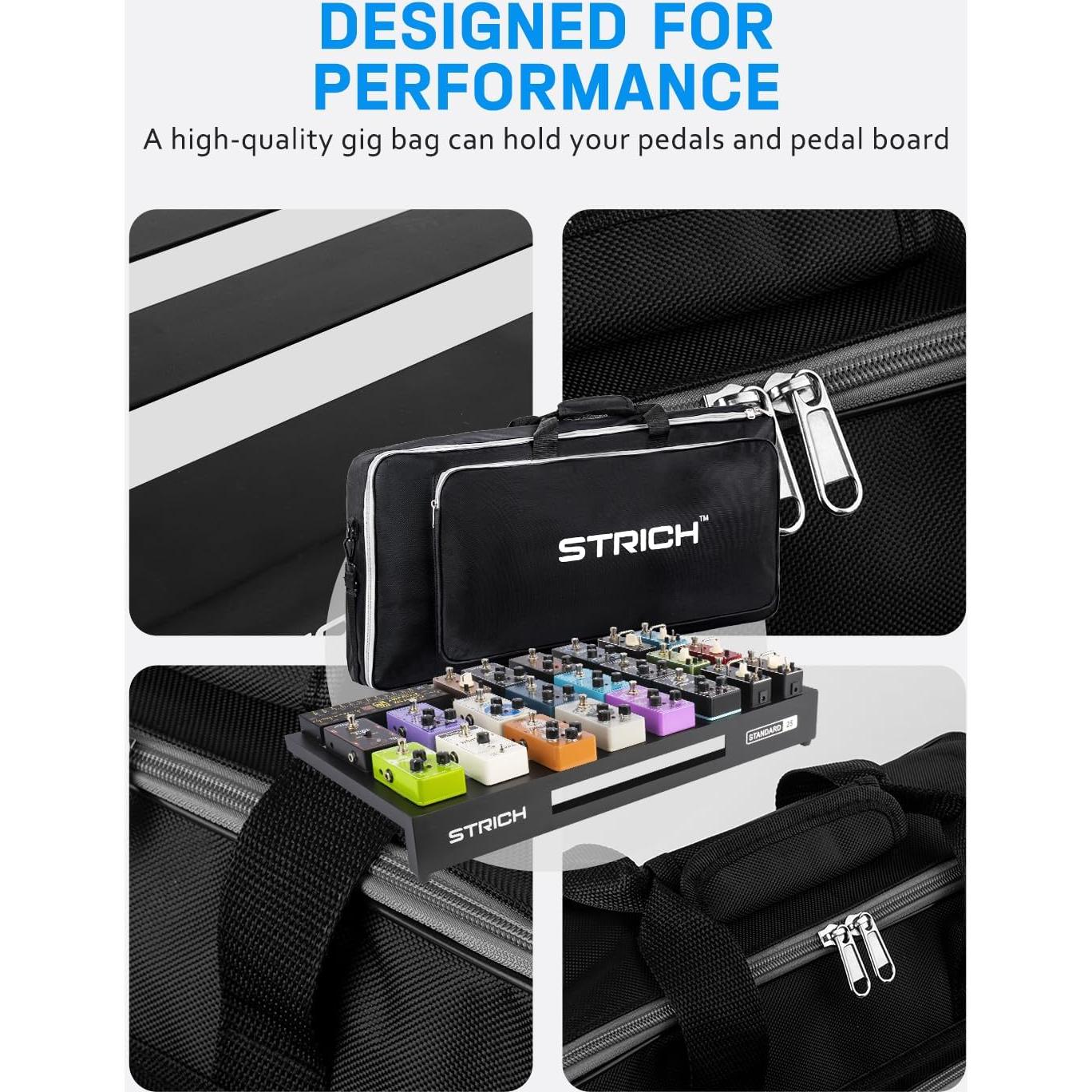 Tablero de Pedales STRICH Estándar 25, Aluminio 1.31kg