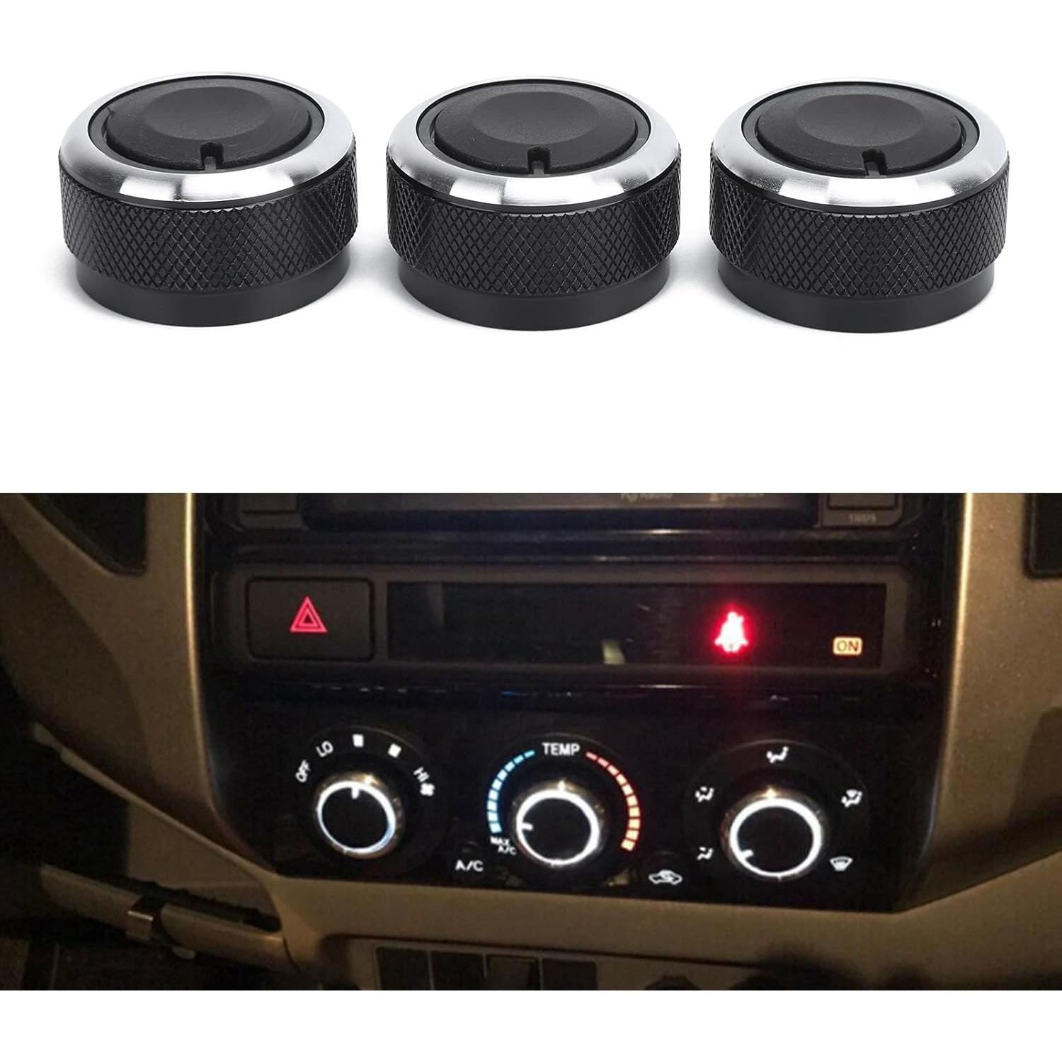 Perillas de Aire Acondicionado Acouto para Tacoma 2002-2014 - 3 Piezas