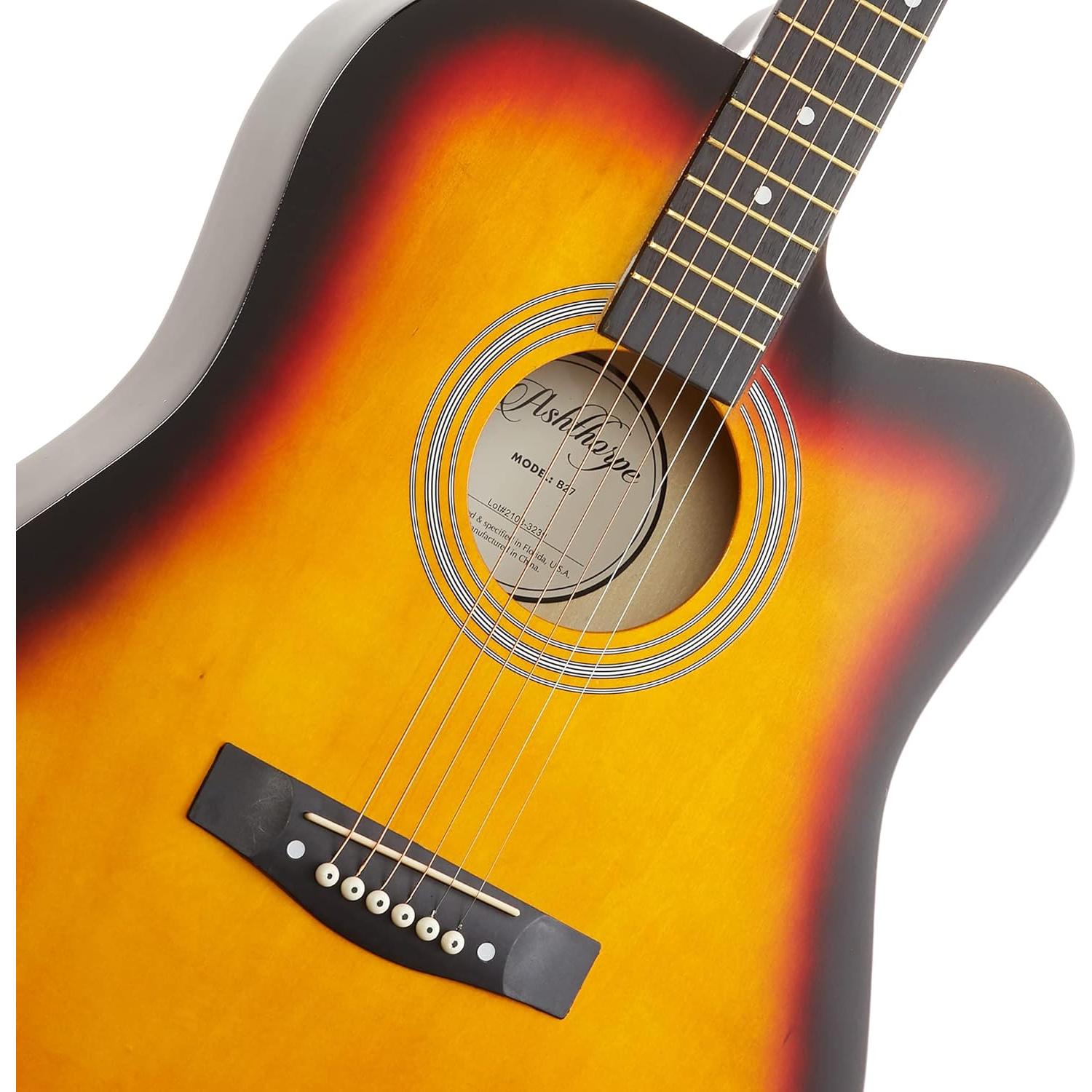 Guitarra acústica Ashthorpe 41" Sunburst para principiantes