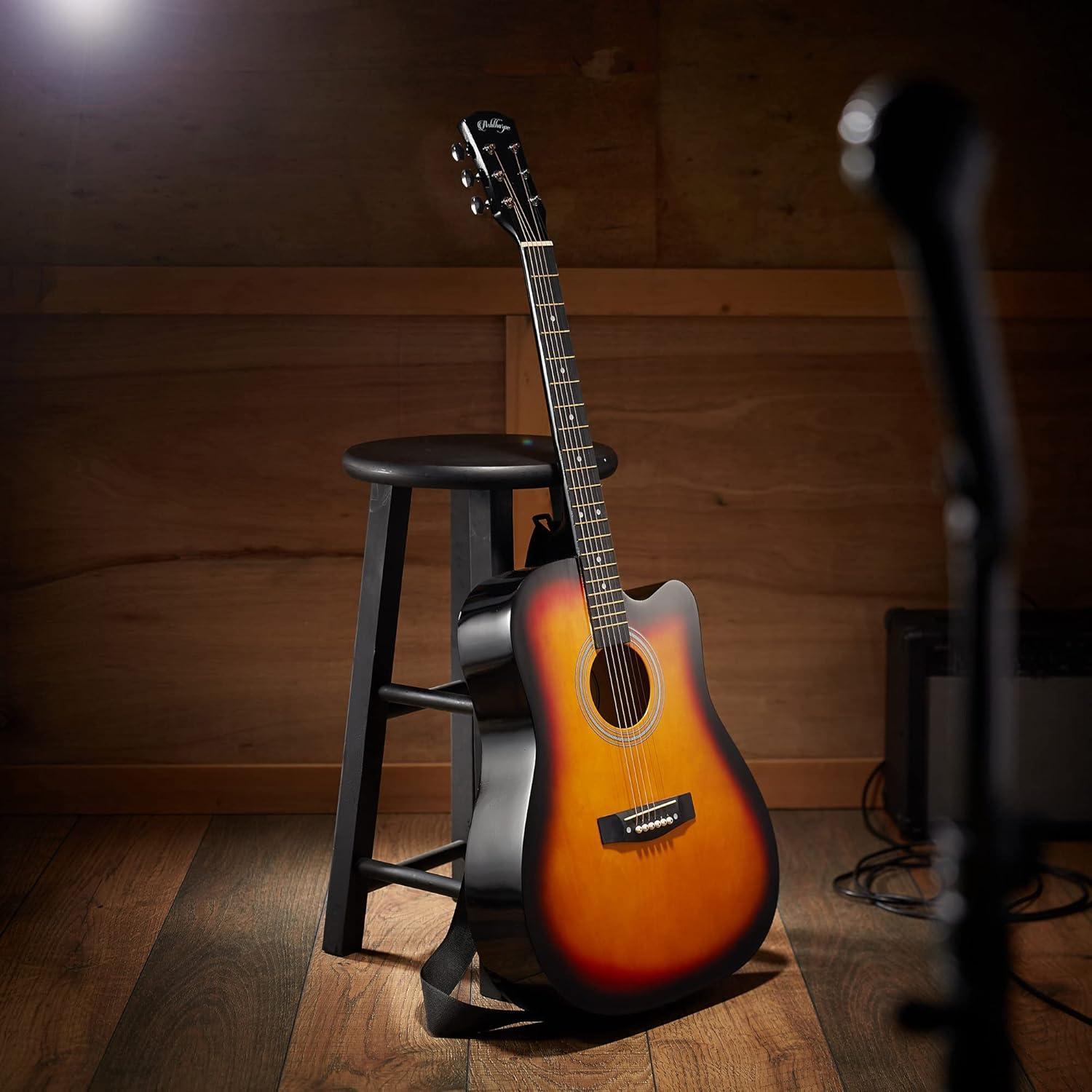 Guitarra acústica Ashthorpe 41" Sunburst para principiantes