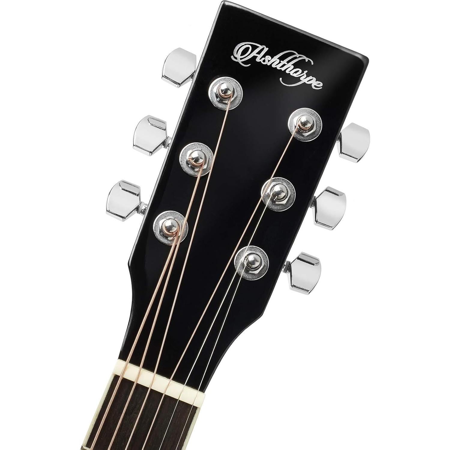 Guitarra Acústica-Eléctrica Ashthorpe Dreadnought 41" Negra
