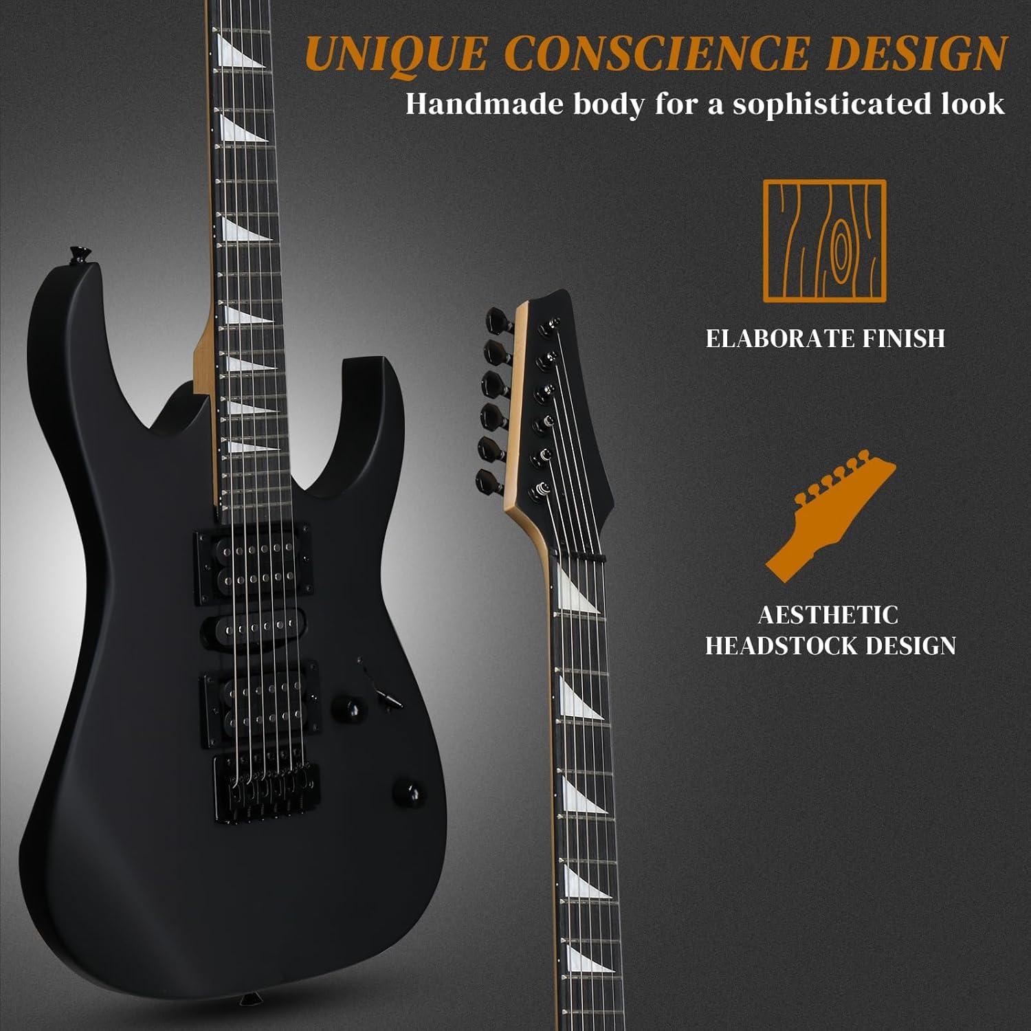 Guitarra Eléctrica Ktaxon 170 Completa con Accesorios