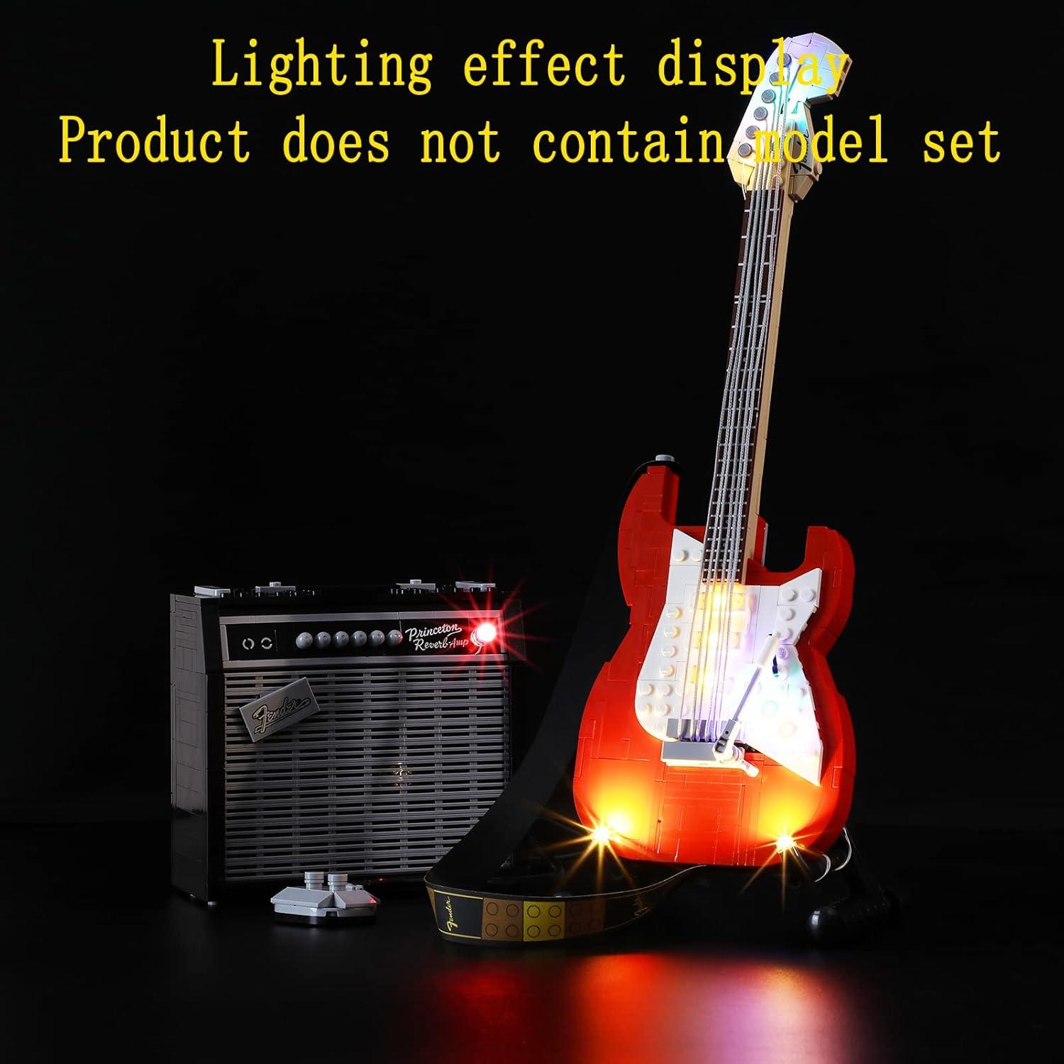 Kit de Luz LED GEAMENT para Lego Ideas Fender Stratocaster