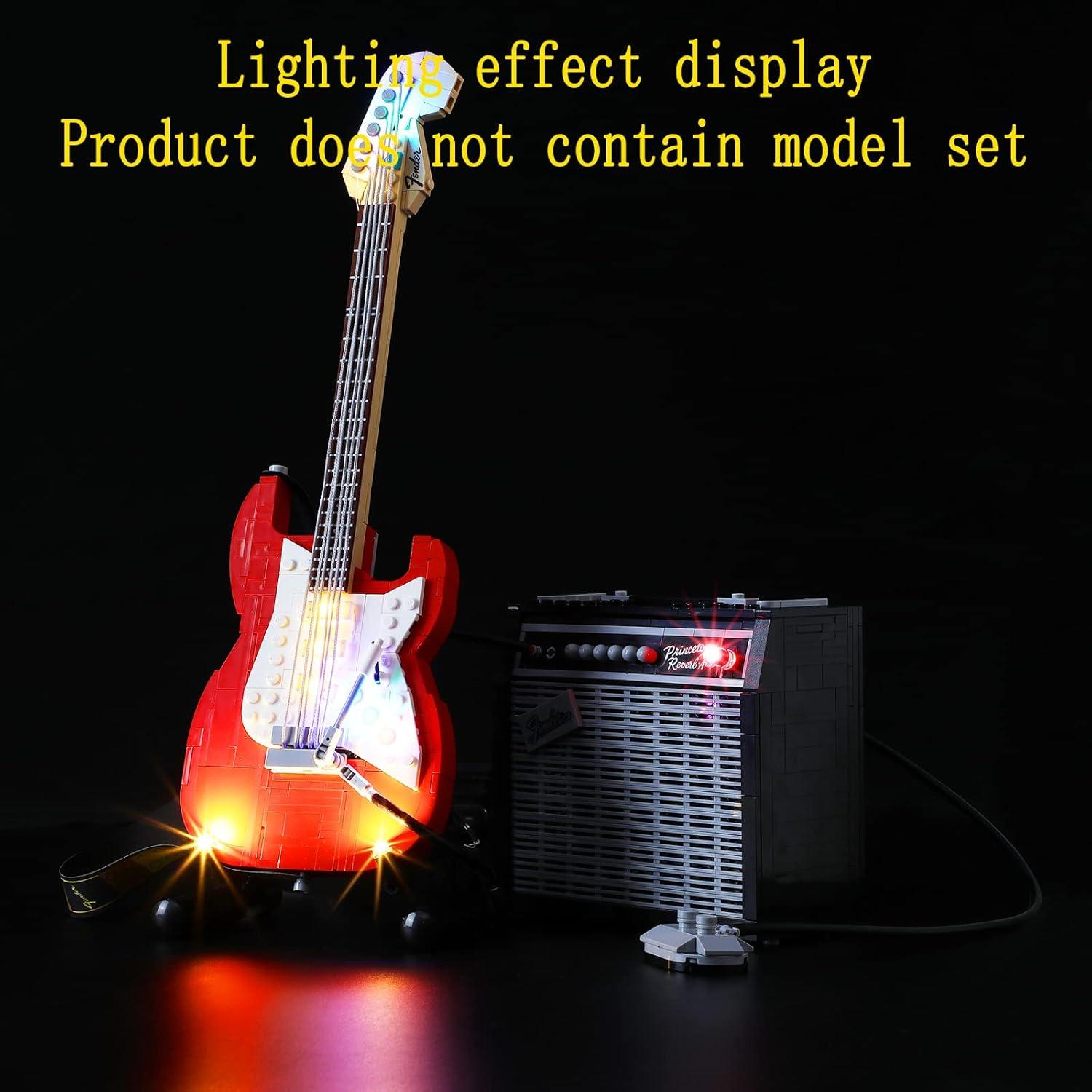 Kit de Luz LED GEAMENT para Lego Ideas Fender Stratocaster