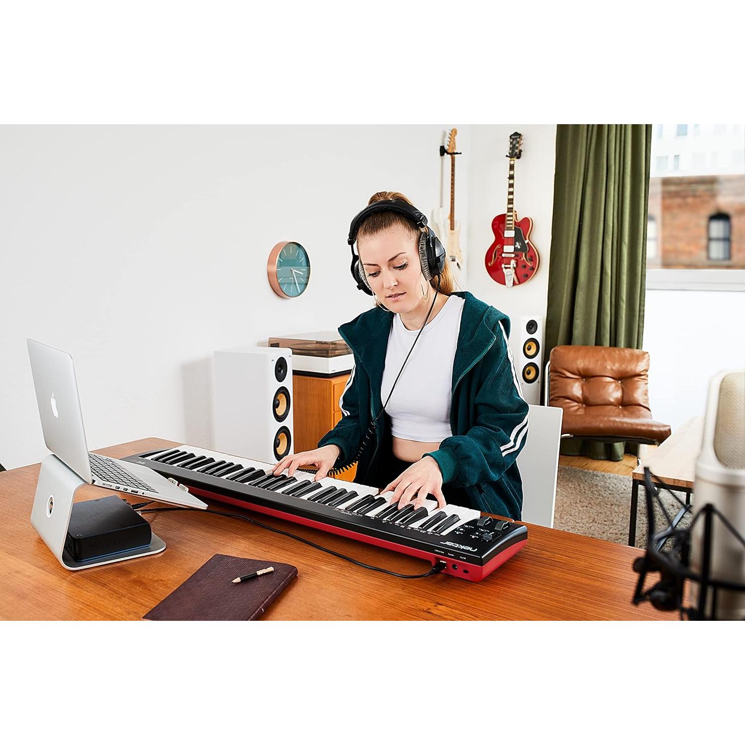 Teclado Controlador MIDI USB Nektar SE61 61 Teclas Negro