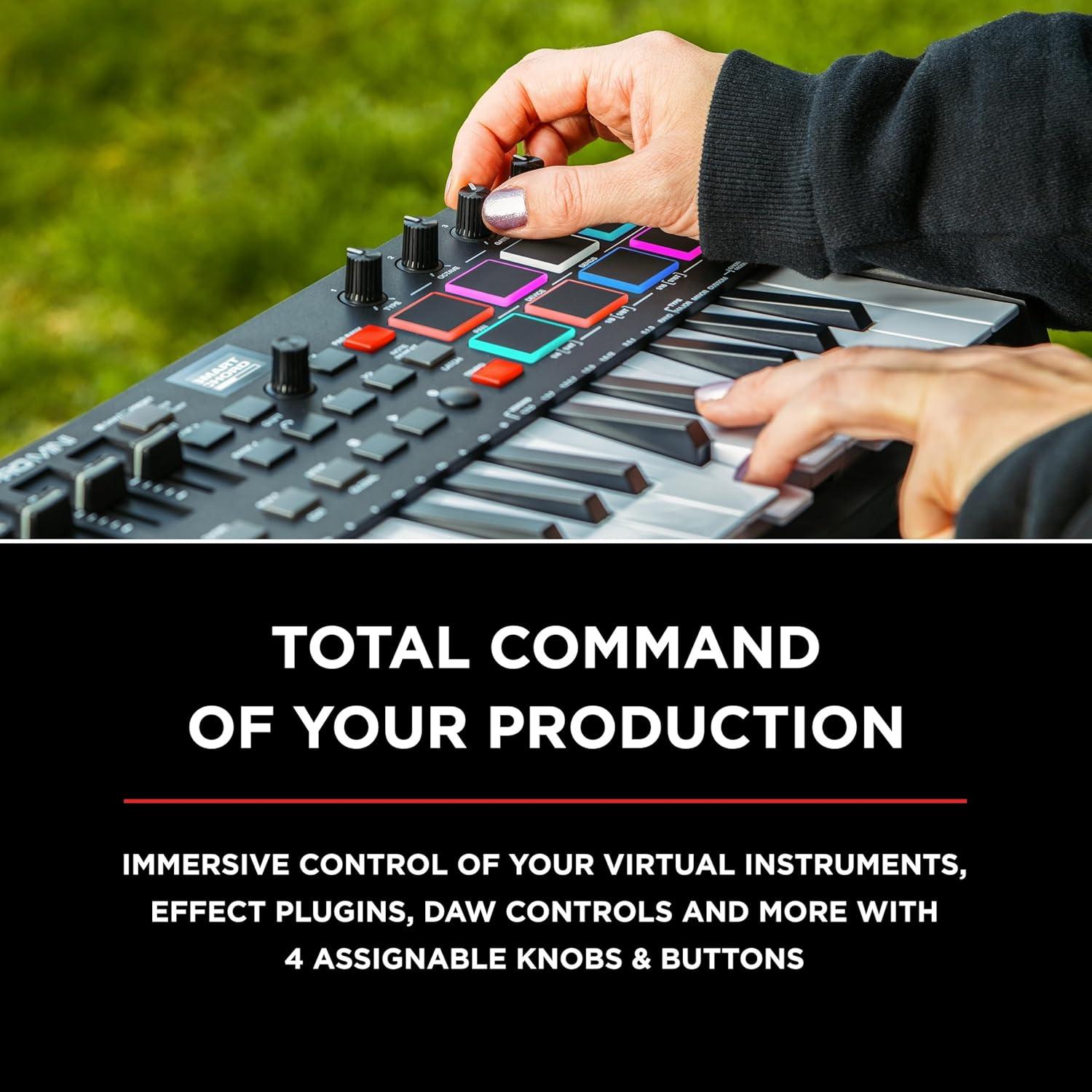 Controlador MIDI USB M-AUDIO Oxygen Pro Mini 32 Teclas