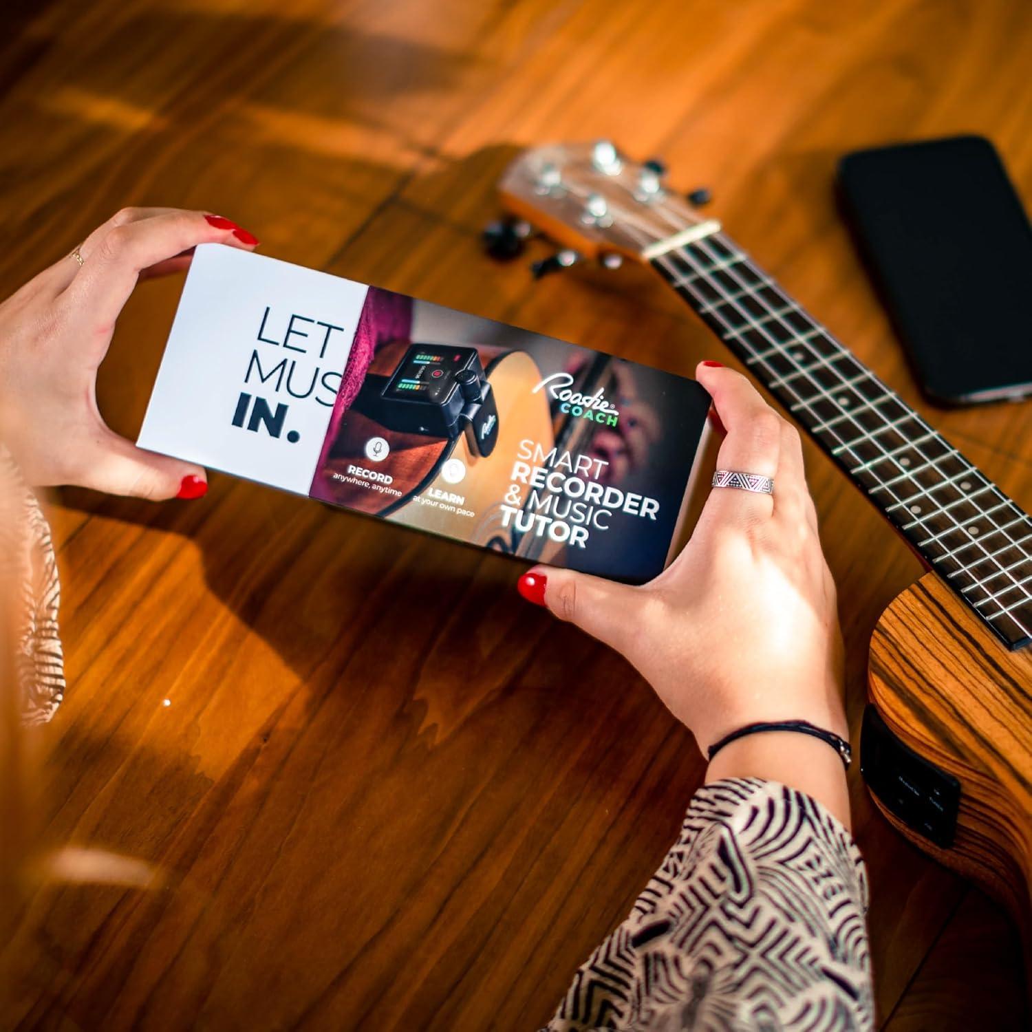 Grabadora Portátil de Voz e Instrumento Roadie Coach - Afinador y Controlador MIDI