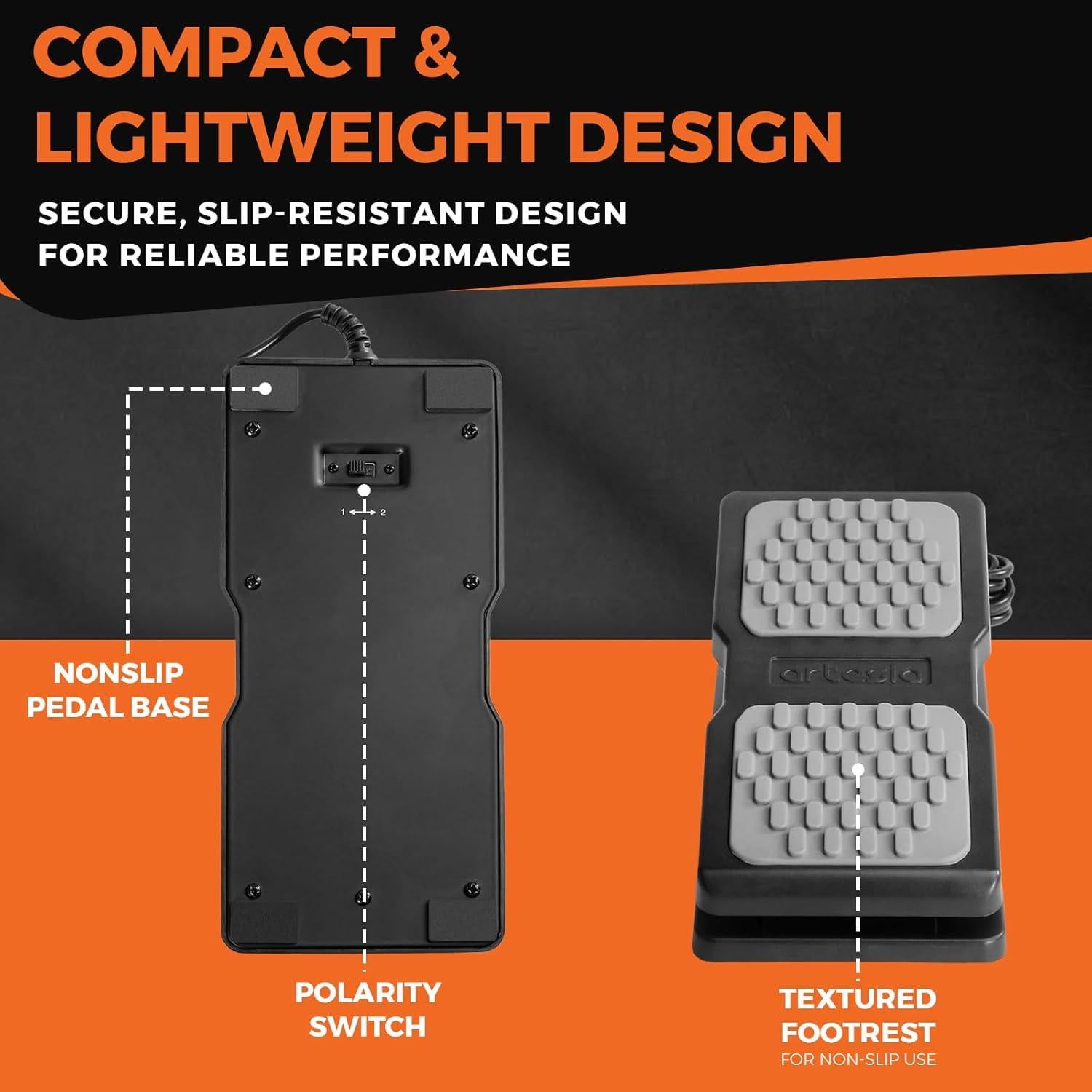 Pedal de Expresión Artesia AP-EX con Interruptor de Polaridad