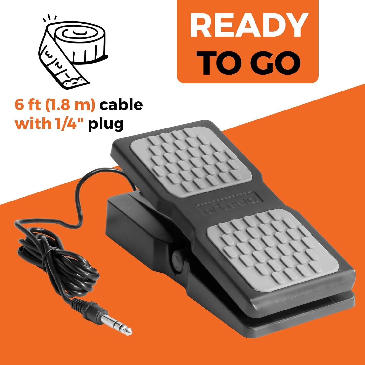 Pedal de Expresión Artesia AP-EX con Interruptor de Polaridad