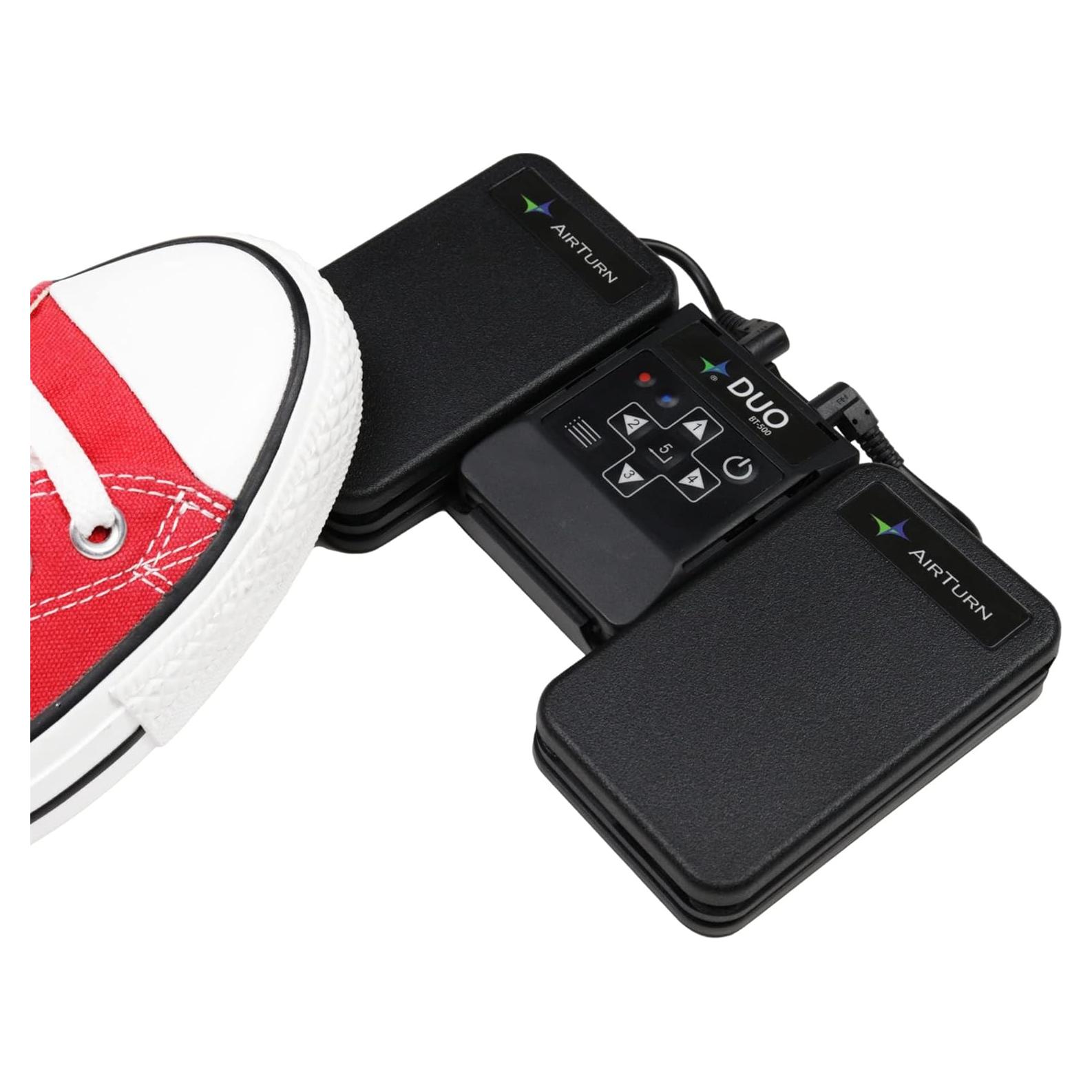 Pedal Bluetooth AirTurn DUO500 Silencioso Control Remoto