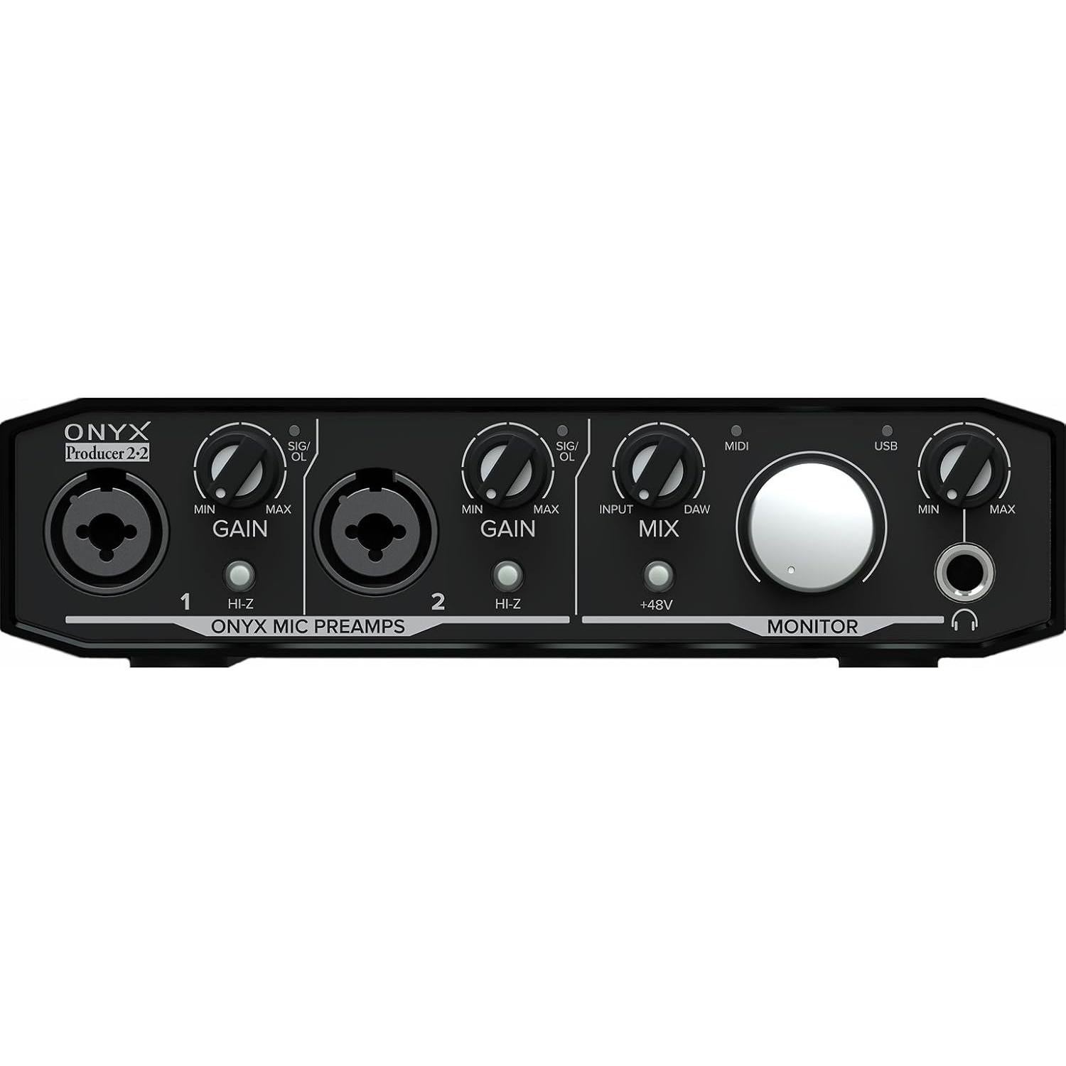 Interfaz de Audio Mackie Onyx Producer 2x2 USB con MIDI