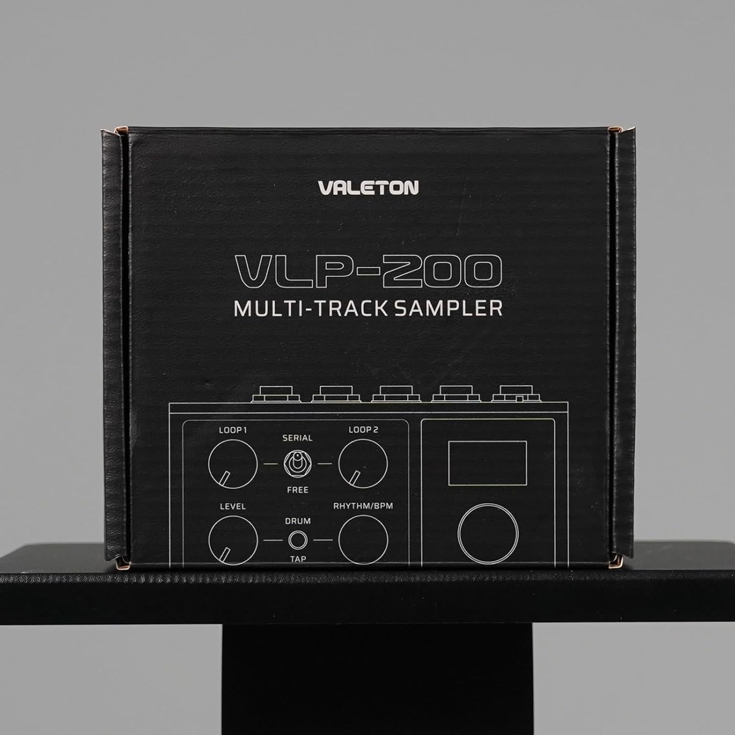 Pedal Looper Estéreo Doble Valeton VLP-200 con 99 Espacios