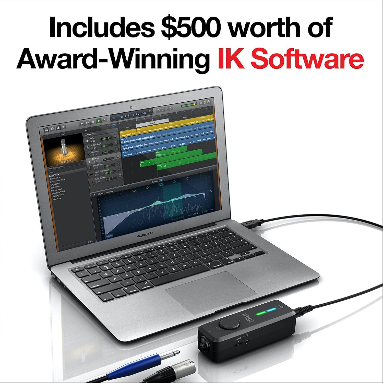 Interfaz de Audio IK Multimedia iRig Pro I/O 24 bits 96 kHz