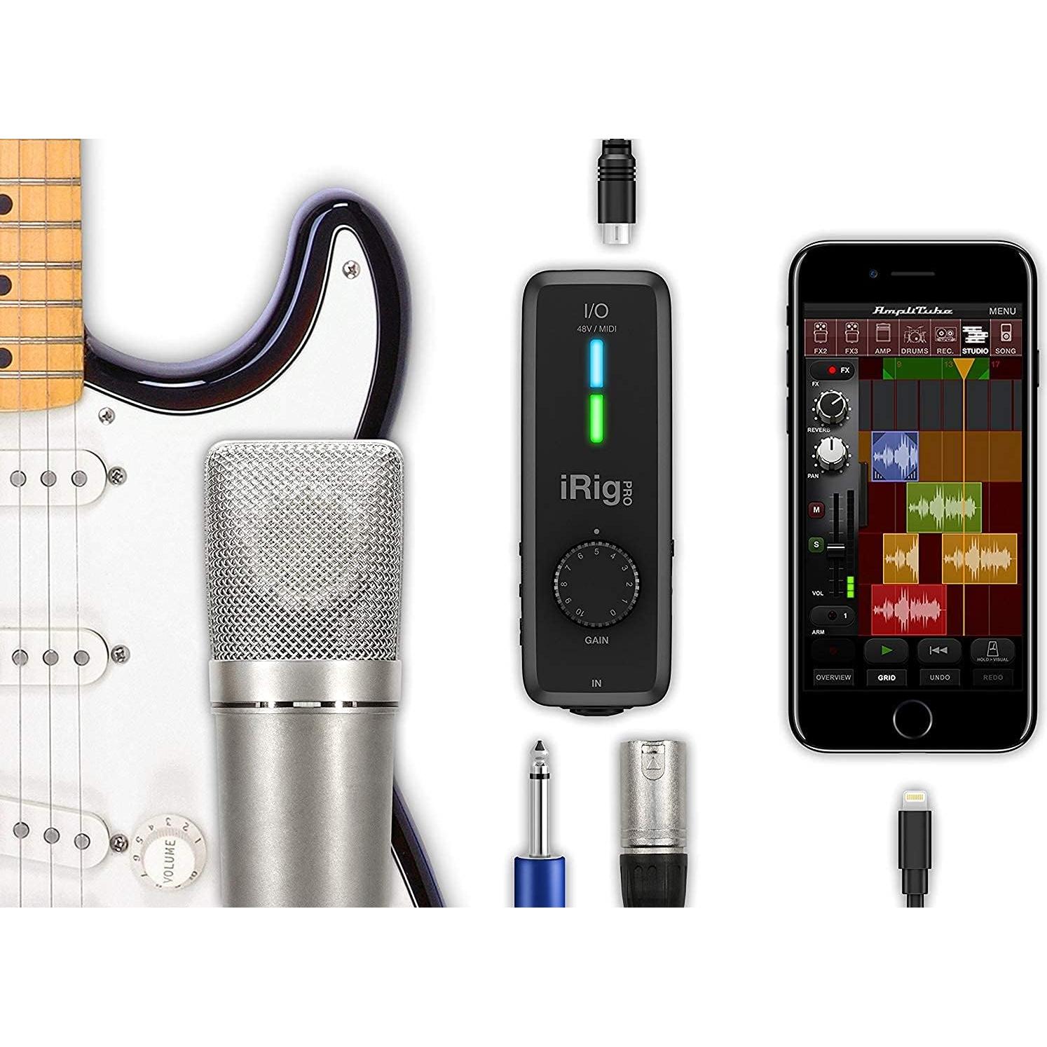 Interfaz de Audio IK Multimedia iRig Pro I/O 24 bits 96 kHz