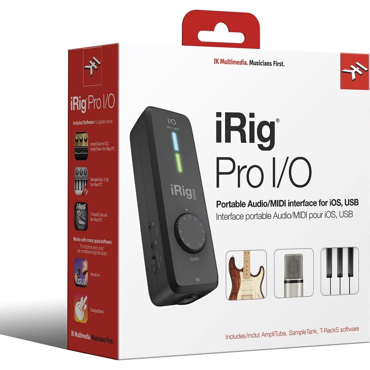 Interfaz de Audio IK Multimedia iRig Pro I/O 24 bits 96 kHz