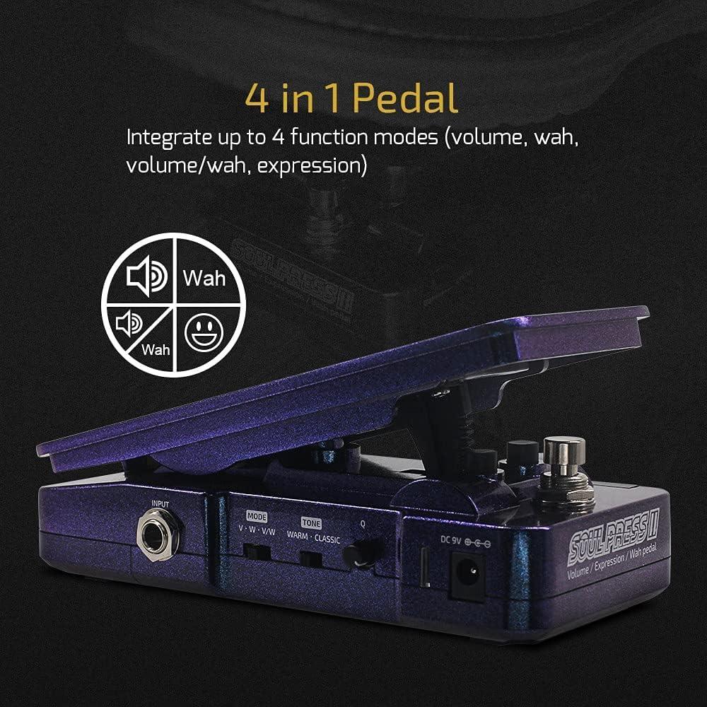 Pedal de Efectos de Guitarra HOTONE Soul Press II 4 en 1