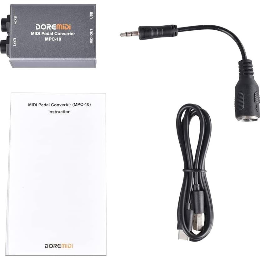 Convertidor de Pedal MIDI DOREMiDi MPC-10 con USB y DIN