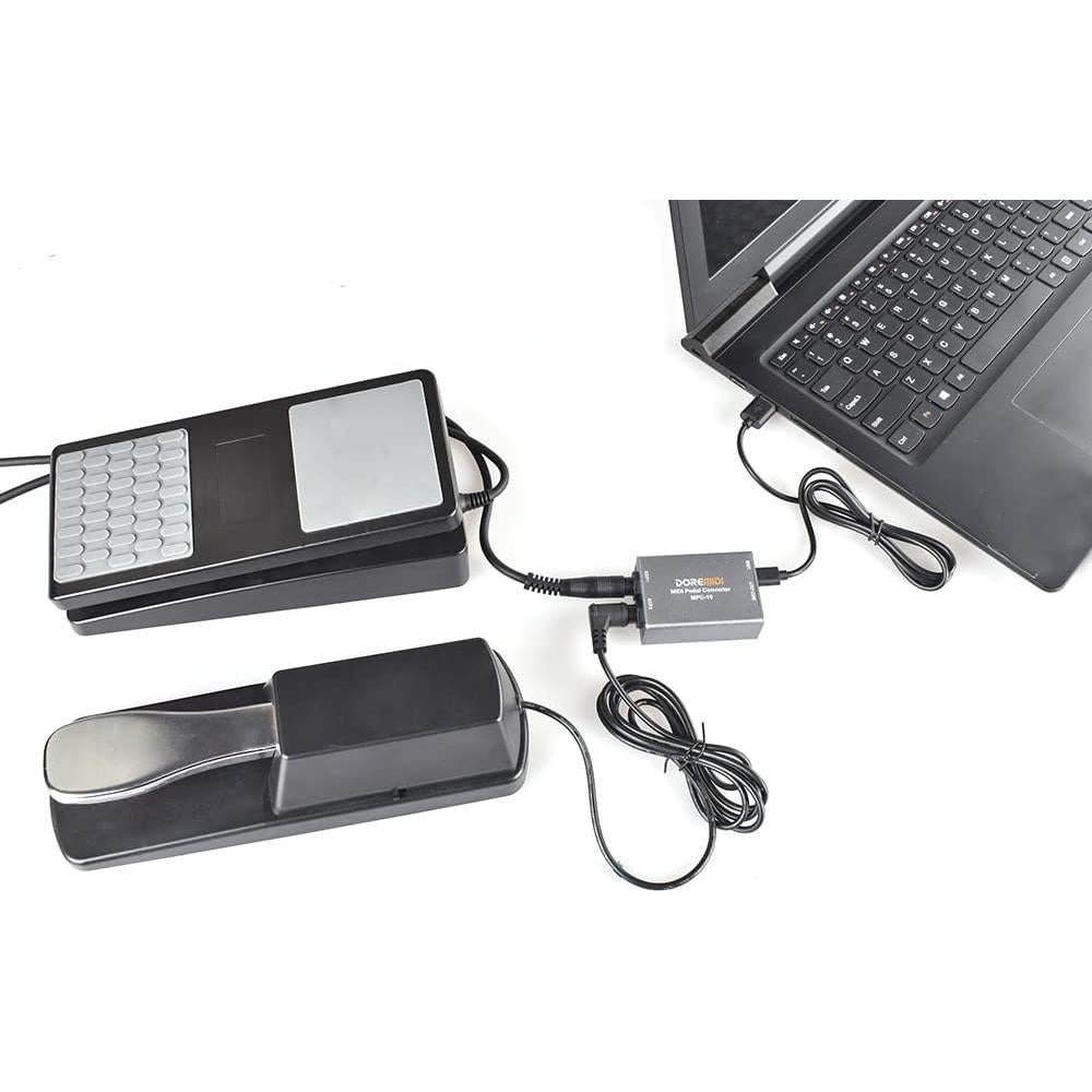 Convertidor de Pedal MIDI DOREMiDi MPC-10 con USB y DIN