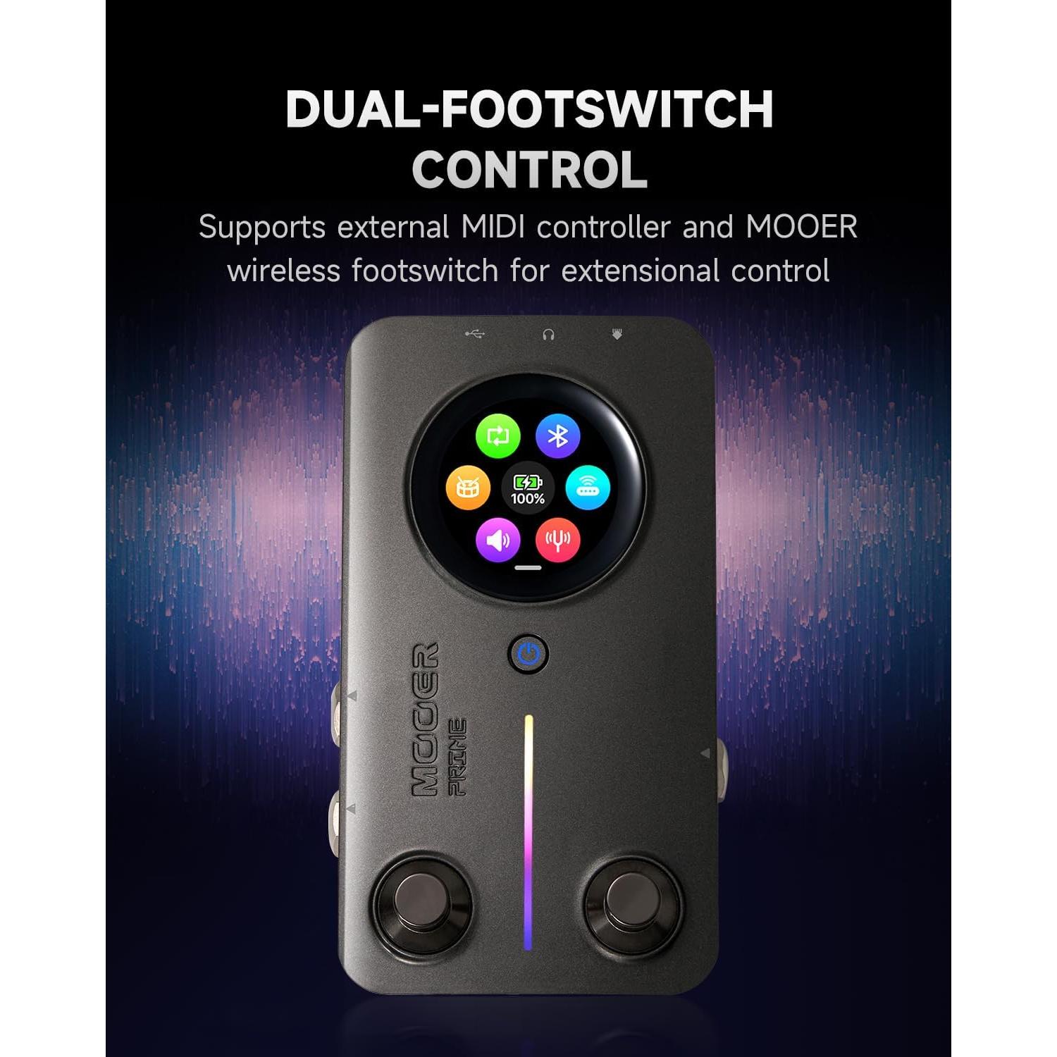 Procesador de Efectos MOOER Prime M2 con Pantalla Táctil