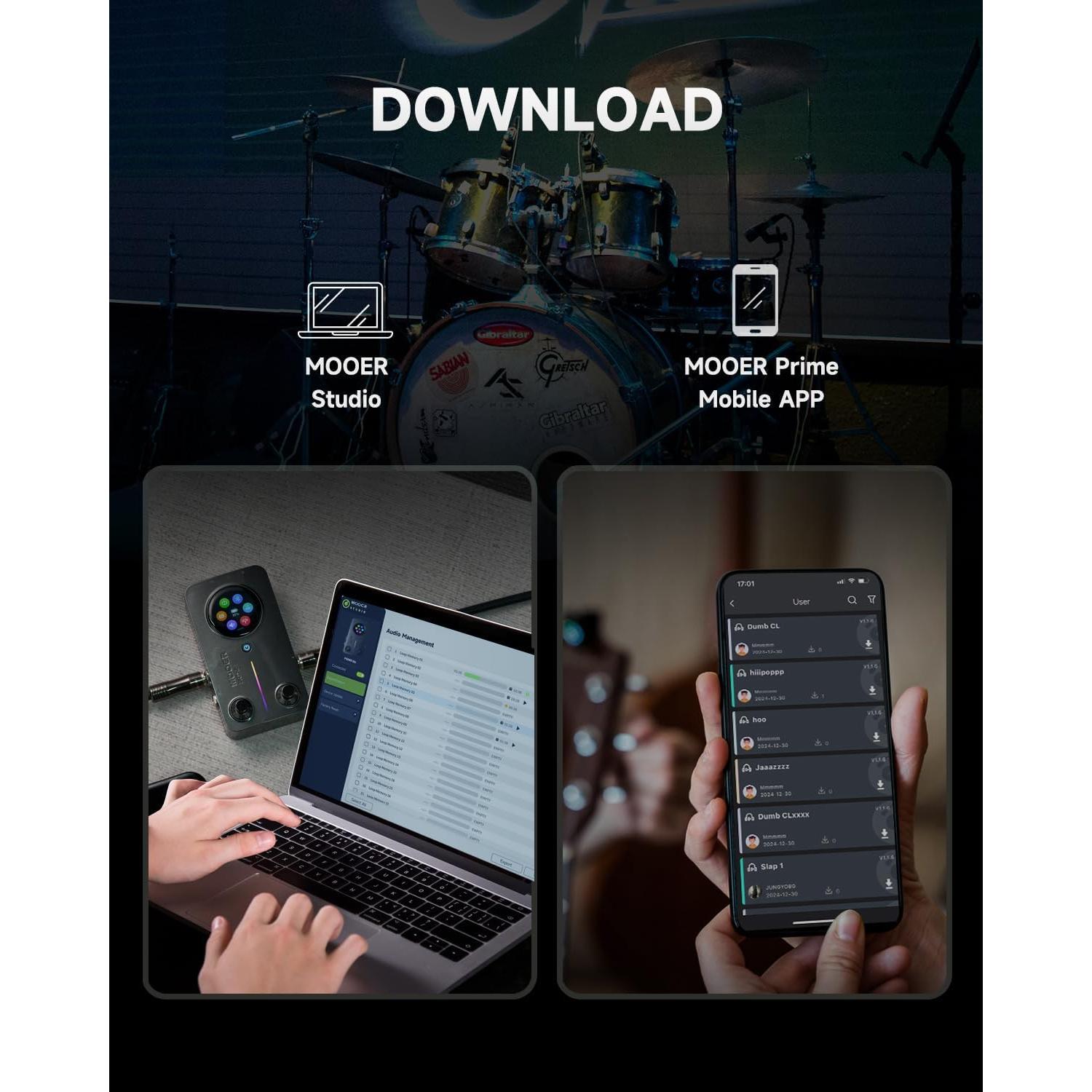 Procesador de Efectos MOOER Prime M2 con Pantalla Táctil