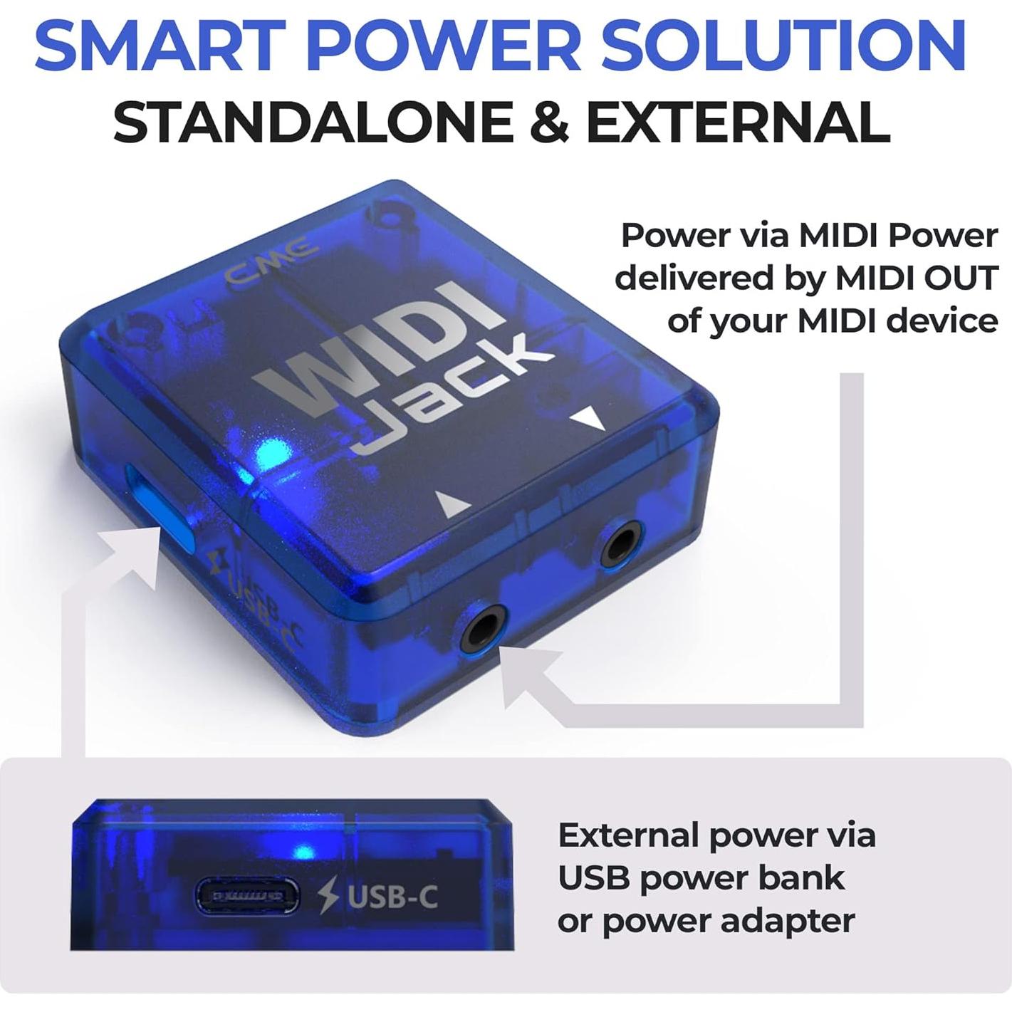 Interfaz MIDI Bluetooth CME WIDI Jack Ultra Baja Latencia