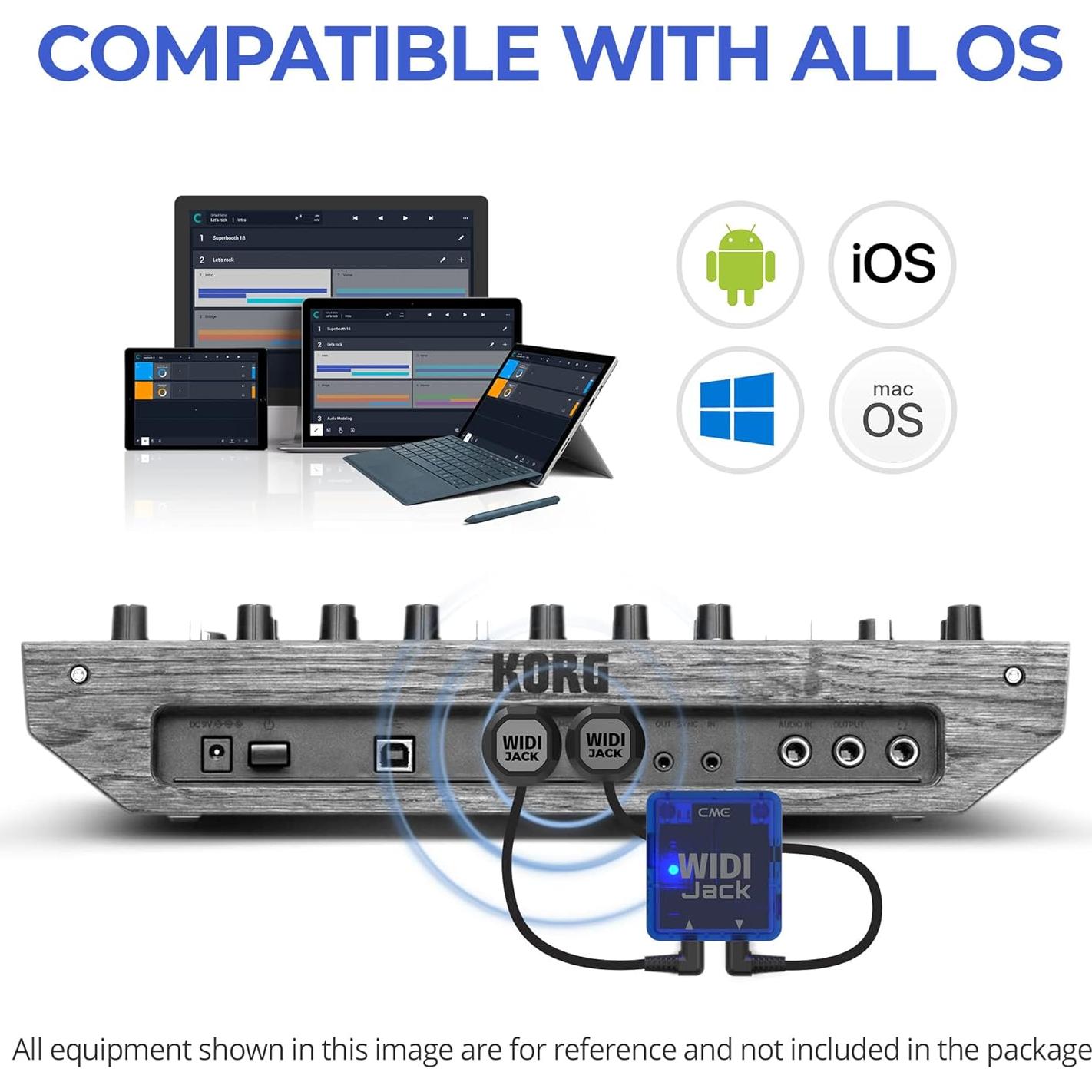 Interfaz MIDI Bluetooth CME WIDI Jack Ultra Baja Latencia