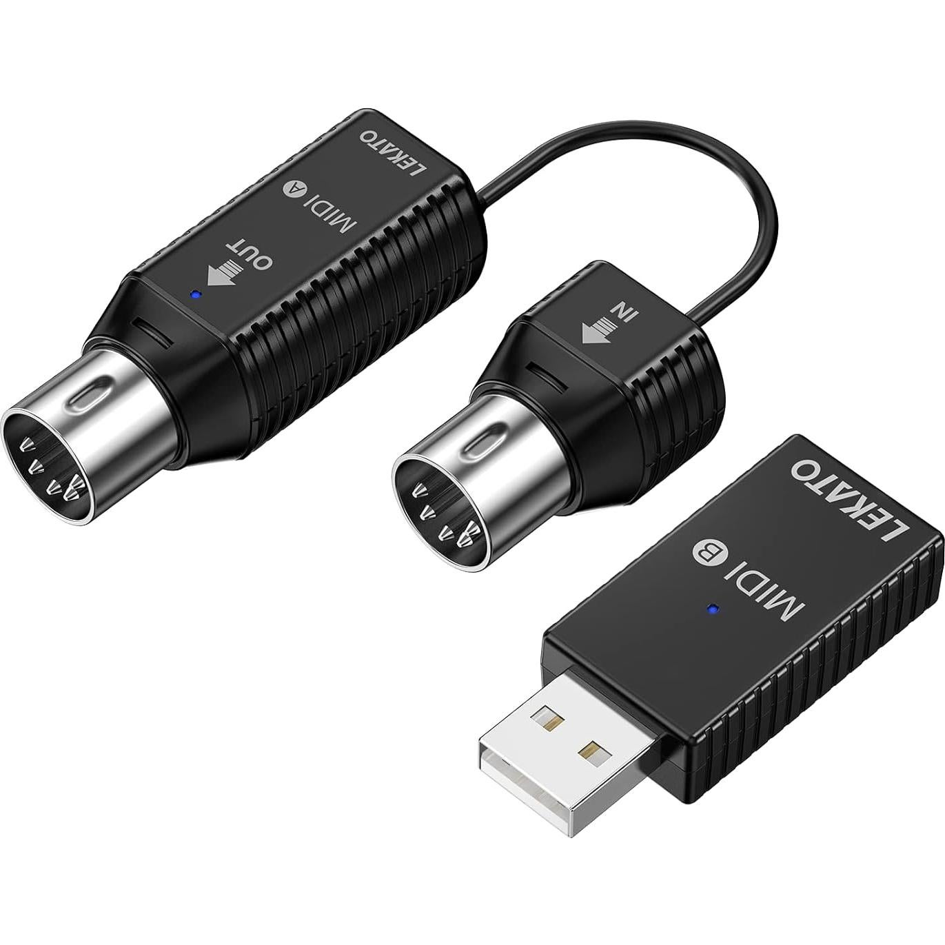 Adaptador MIDI Inalámbrico LEKATO - Ultra Baja Latencia 3ms
