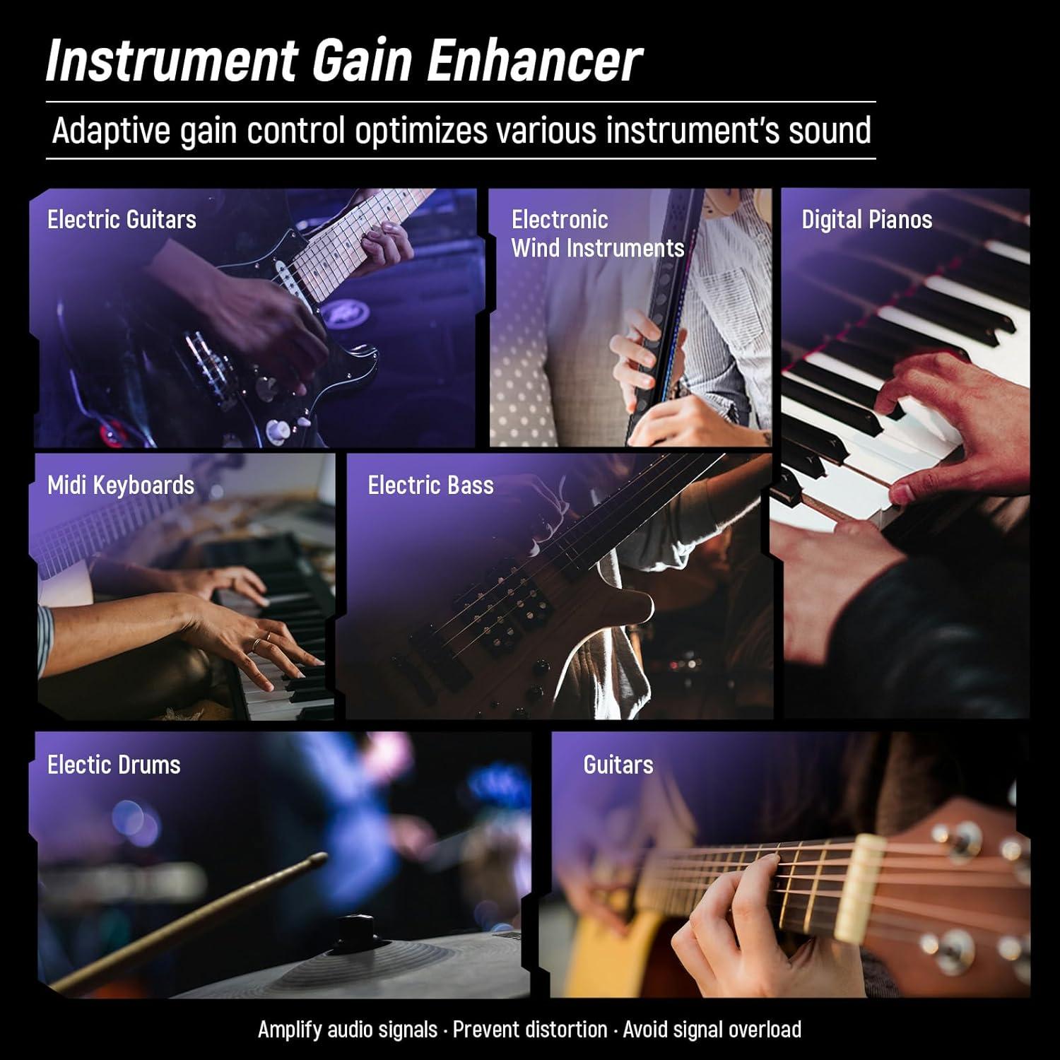 Interfaz de Audio Portátil Synido A20 24-bit/96kHz USB-C