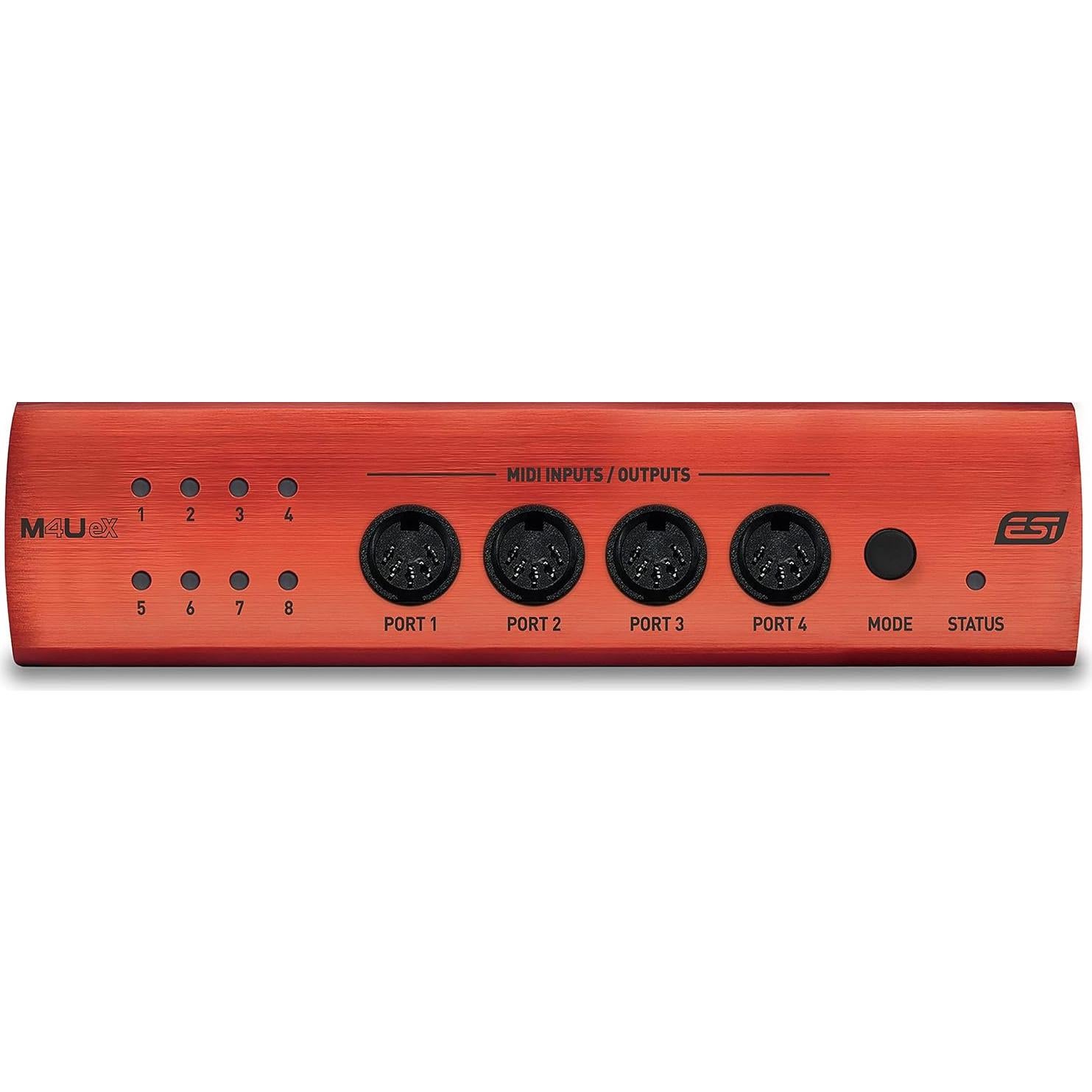 Interfaz MIDI USB 3.0 ESI M4U eX - 8 Puertos, Plug-and-Play