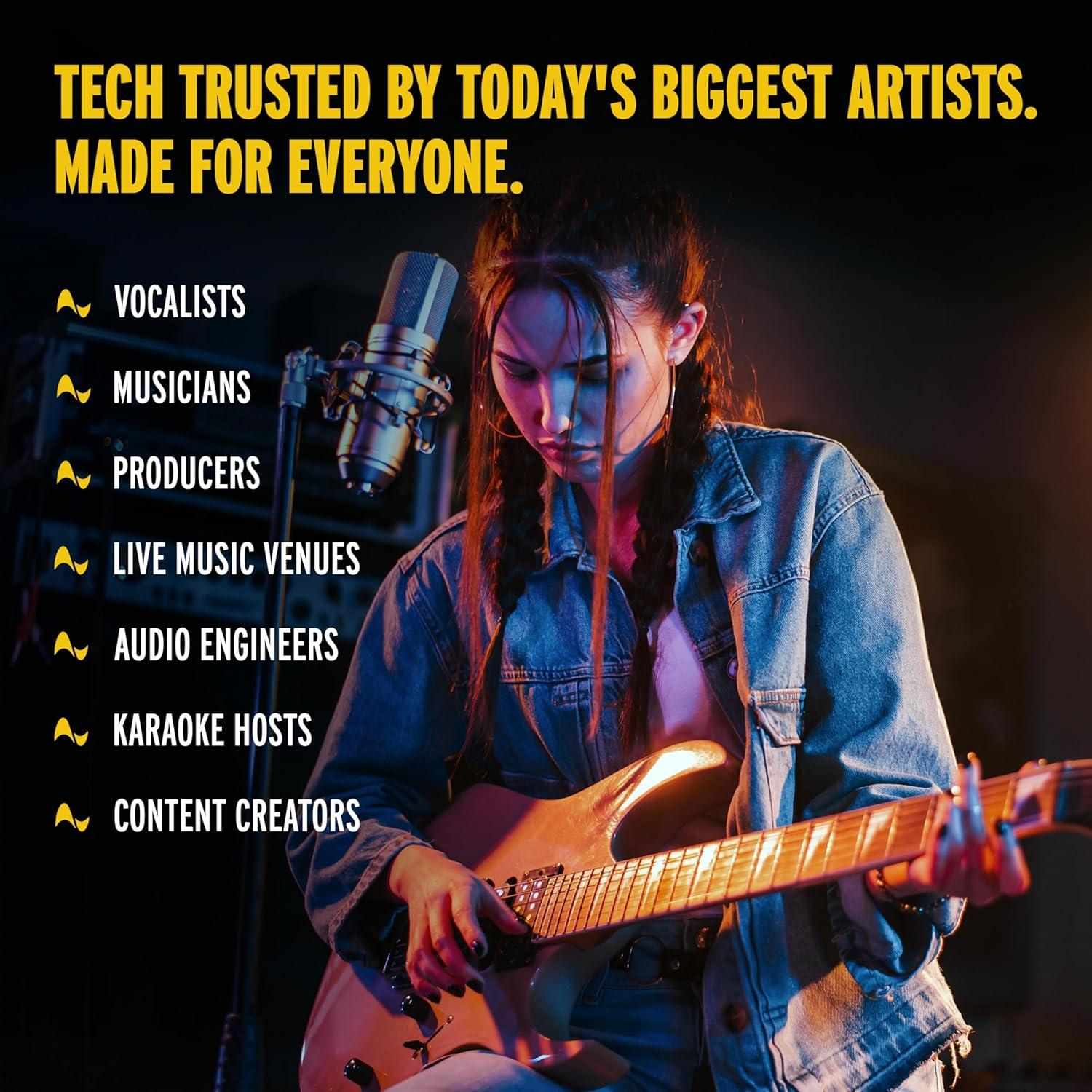 Pedal de Efectos Vocales HeadRush VX5 con AutoTune y Harmonizador