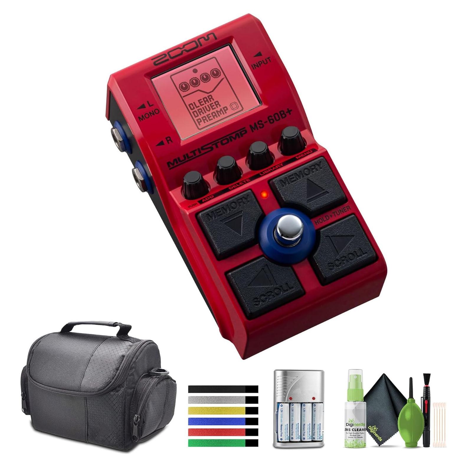 Pedal de Efectos Zoom MS-60B+ para Bajo con 75 FX