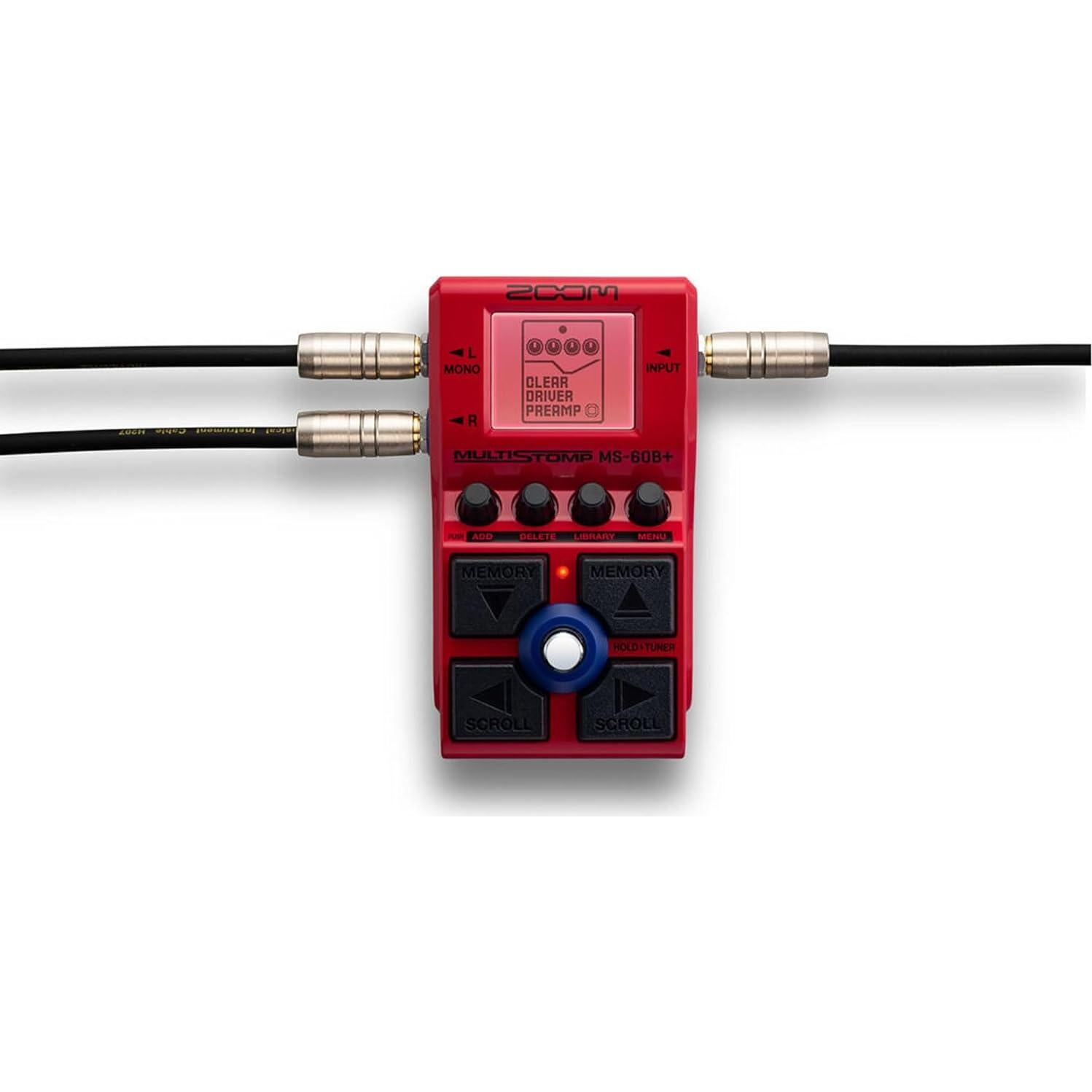 Pedal de Efectos Zoom MS-60B+ para Bajo con 75 FX