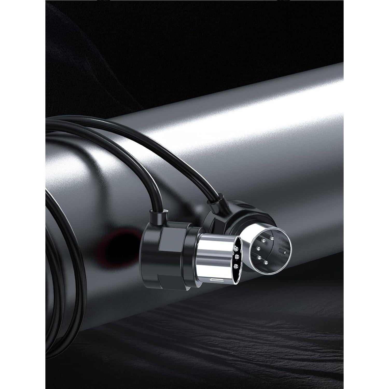 Cable MIDI 5-Pack 60 cm Mellbree 5-pin DIN ángulo 45°