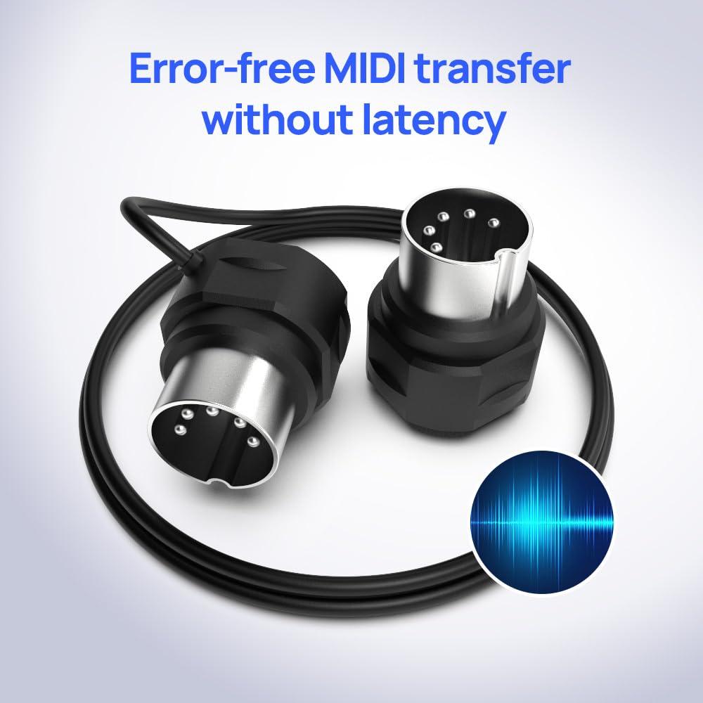 CME Cable MIDI 4-Pack 2FT (60cm) 5-pin DIN Ultra-Fino