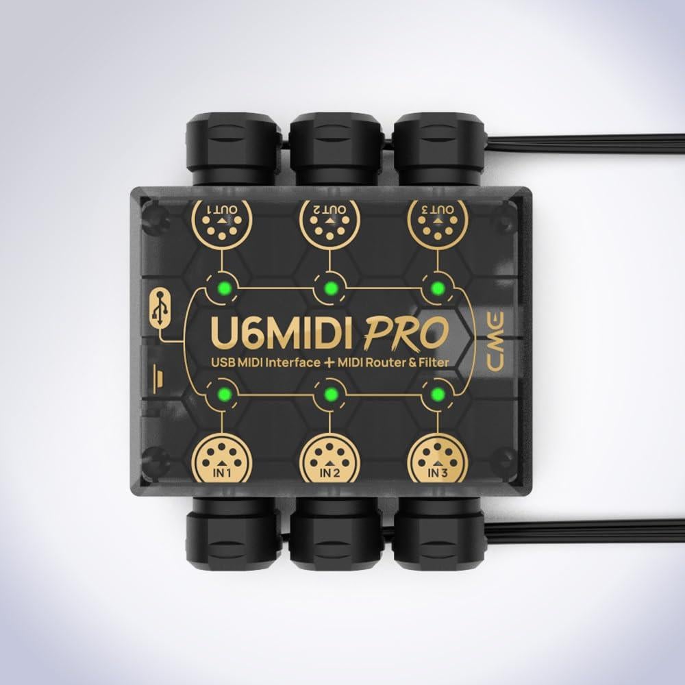 CME Cable MIDI 4-Pack 2FT (60cm) 5-pin DIN Ultra-Fino