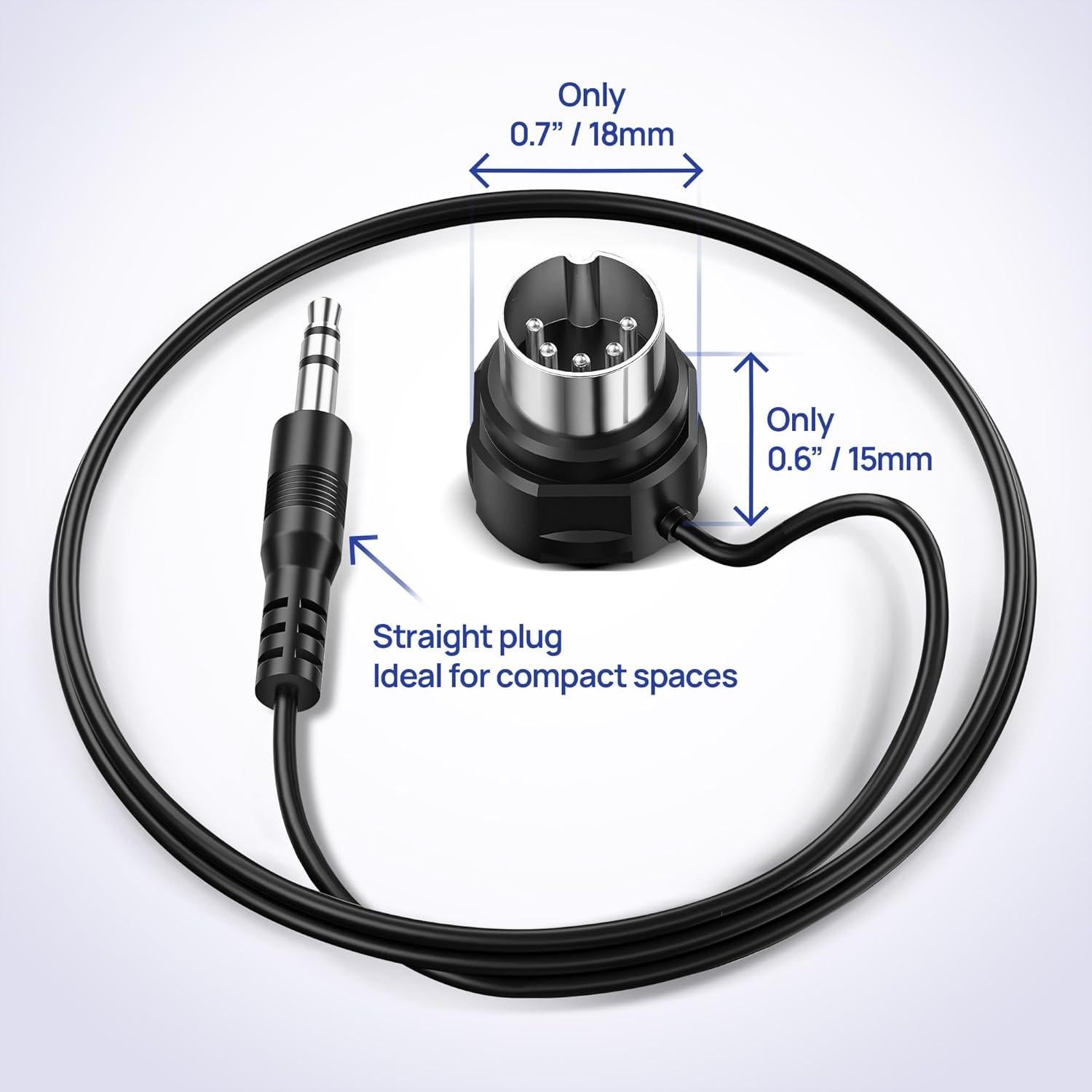 Cables MIDI TRS 3.5mm a DIN 5 Pines - Paquete de 4 - CME