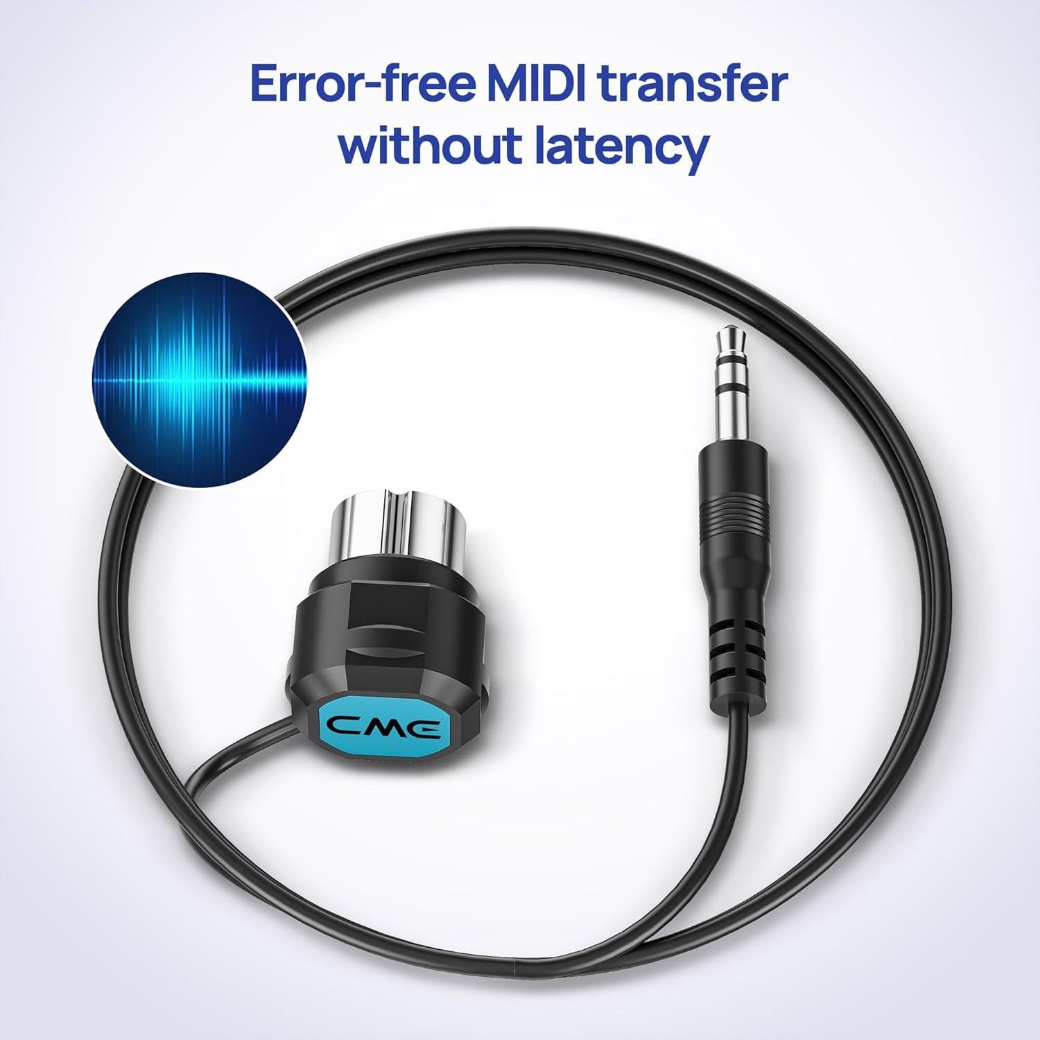 Cables MIDI TRS 3.5mm a DIN 5 Pines - Paquete de 4 - CME