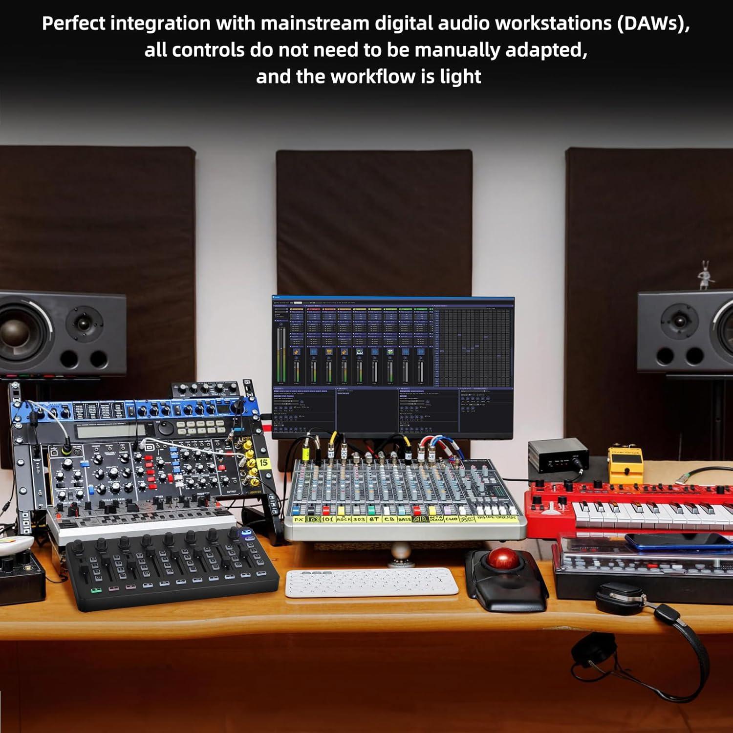 Controlador MIDI Inalámbrico M-VAVE 25 Teclas Bluetooth Negro