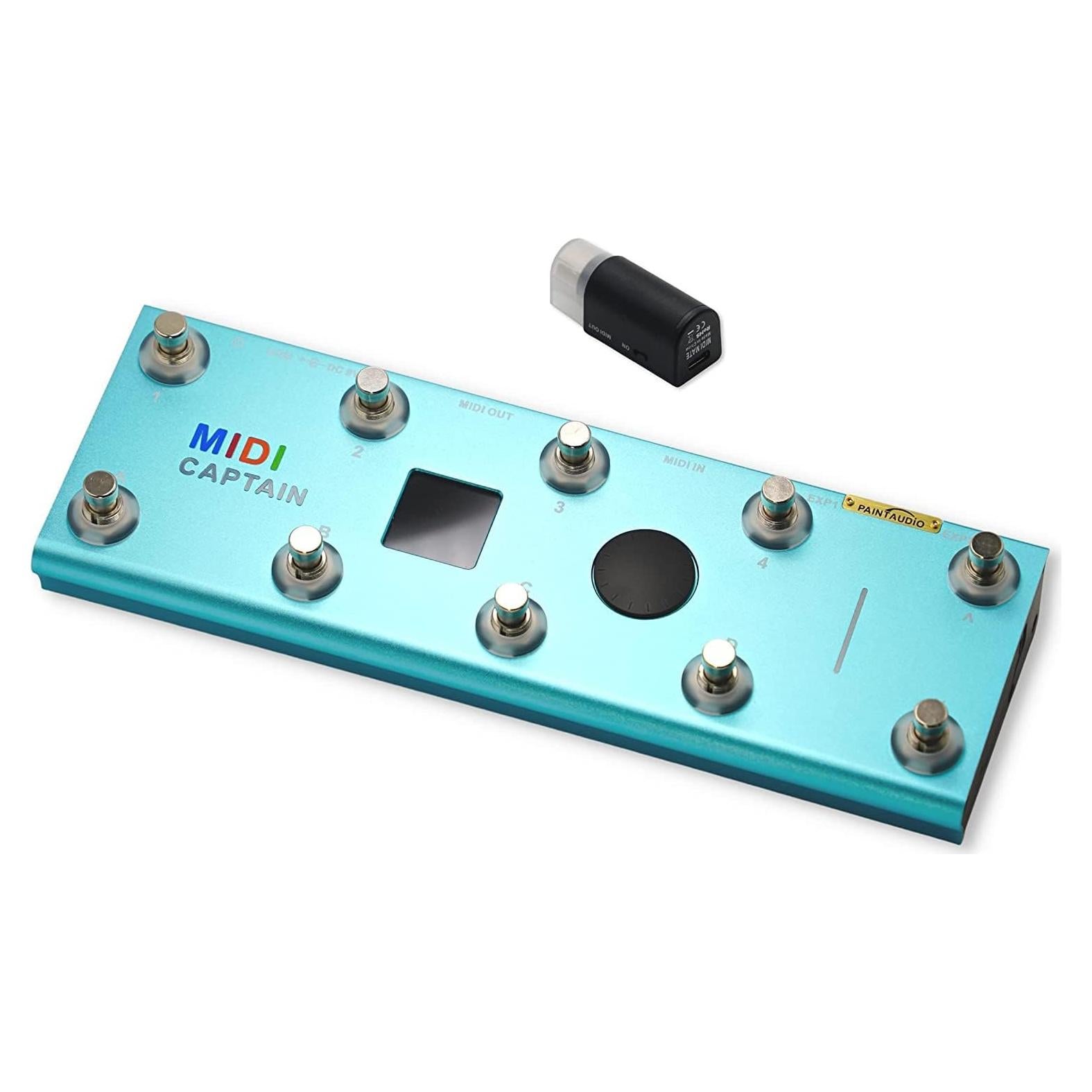 Controlador de pie MIDI Captain Paint Audio con adaptador USB
