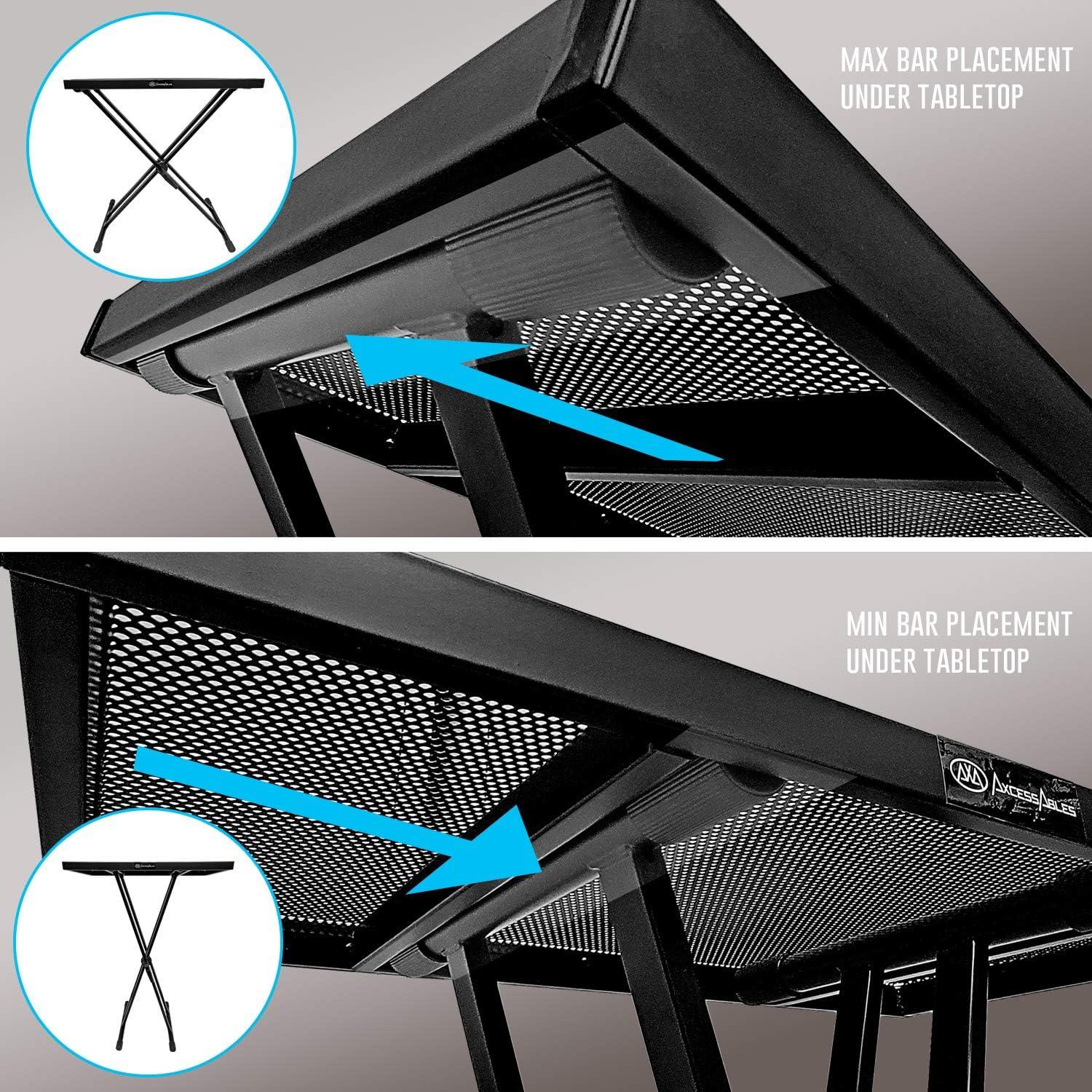 Soporte de Mesa DJ Portátil AxcessAbles MTS-01-BUNDLE 4.08 kg