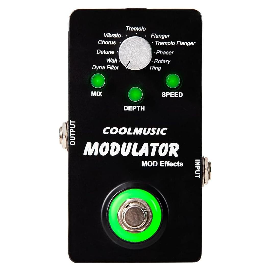 Pedal de Efectos Multi Modulador Coolmusic A-ME01 11 Modos