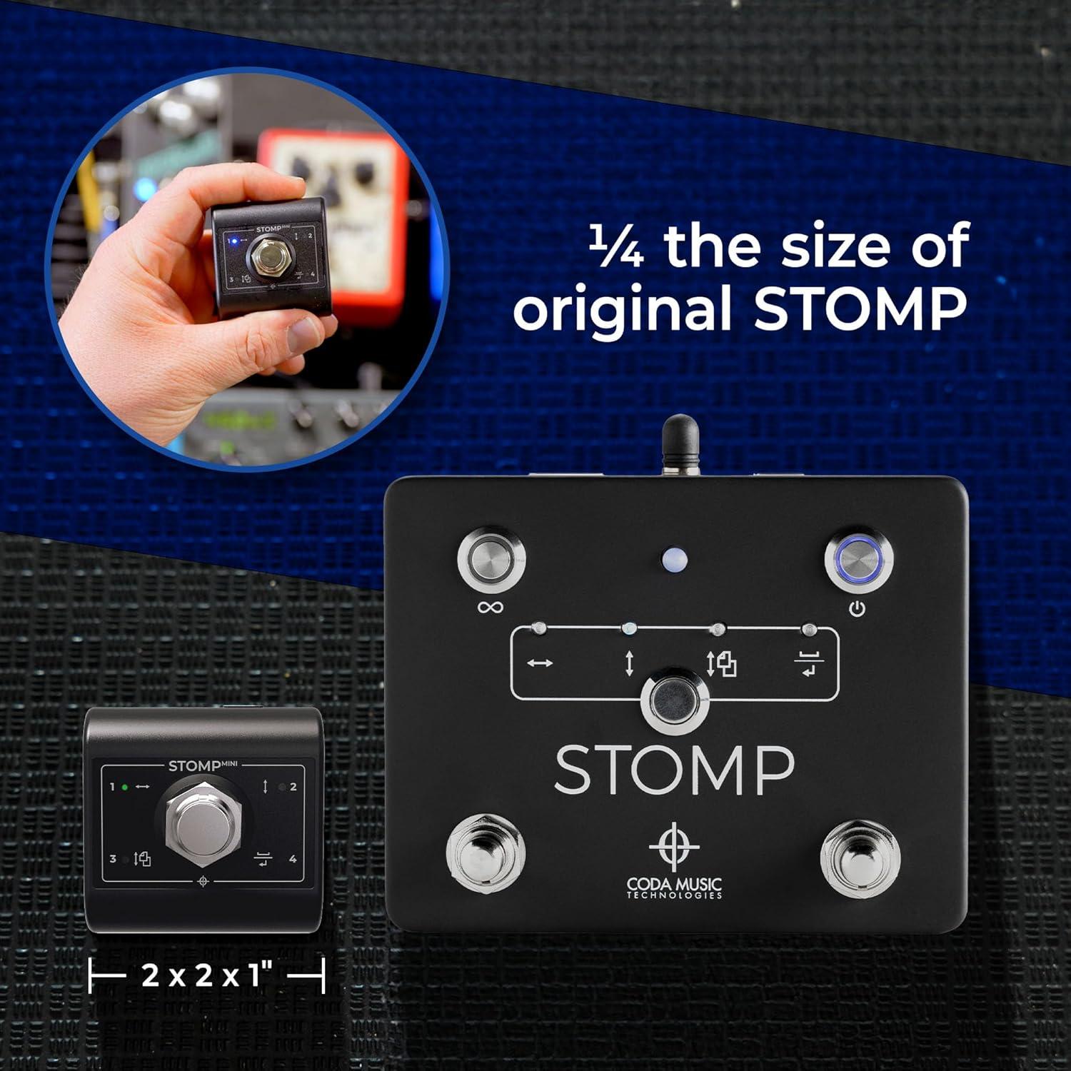 Controlador de Páginas Bluetooth Coda STOMP Mini - Ultra-Compacto