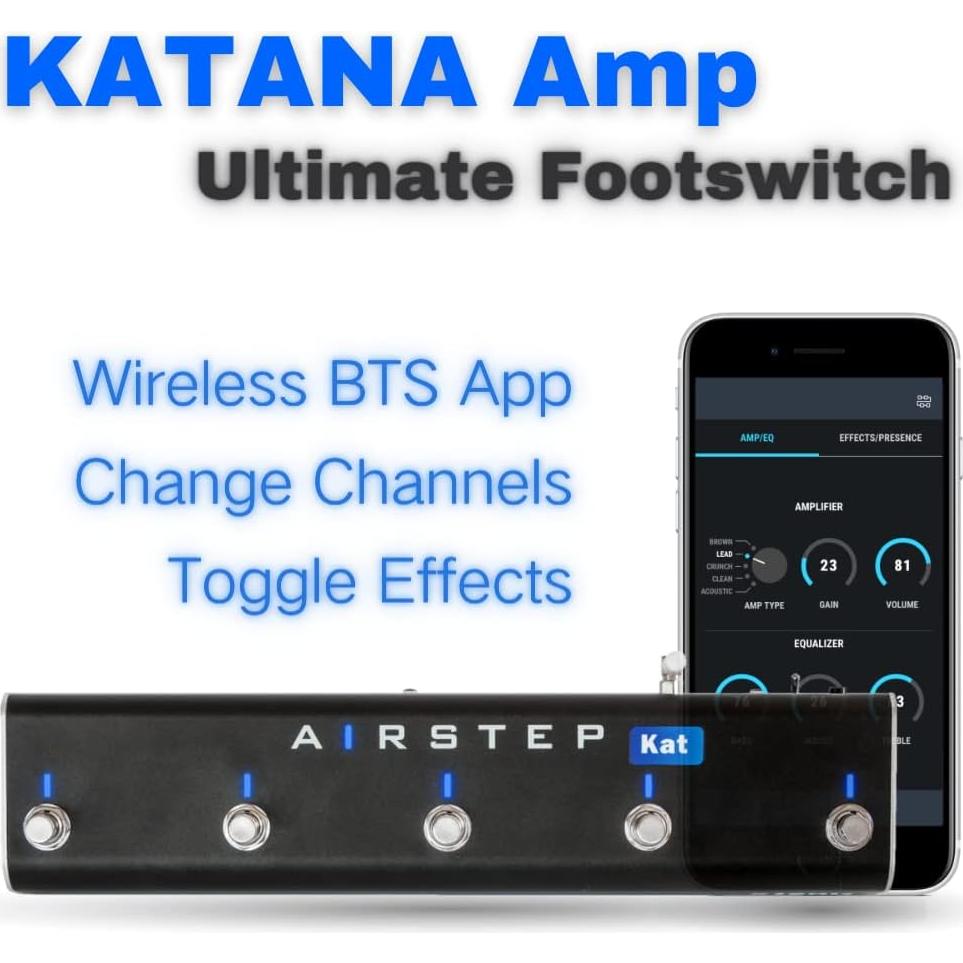 Controlador de Pedal Inalámbrico XSONIC AIRSTEP Kat para KATANA