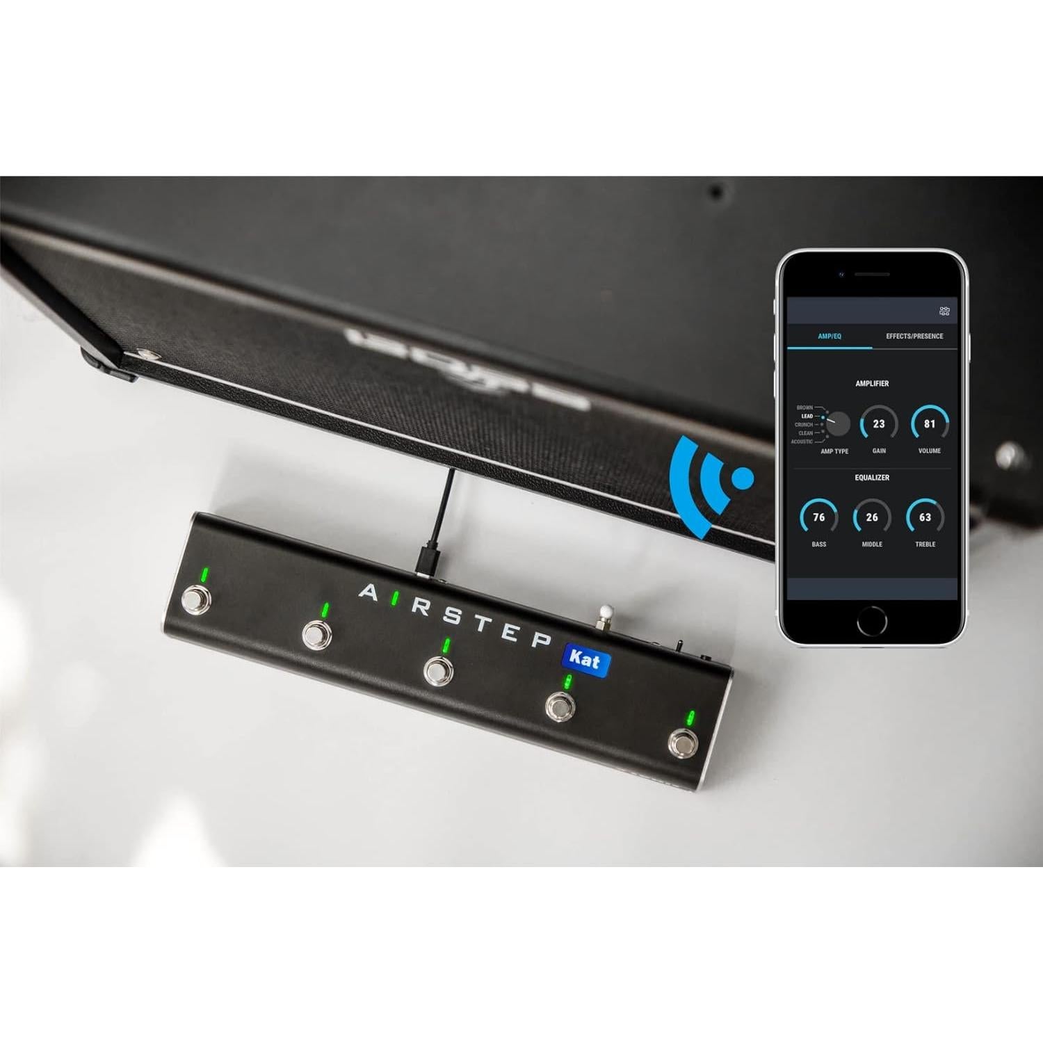 Controlador de Pedal Inalámbrico XSONIC AIRSTEP Kat para KATANA