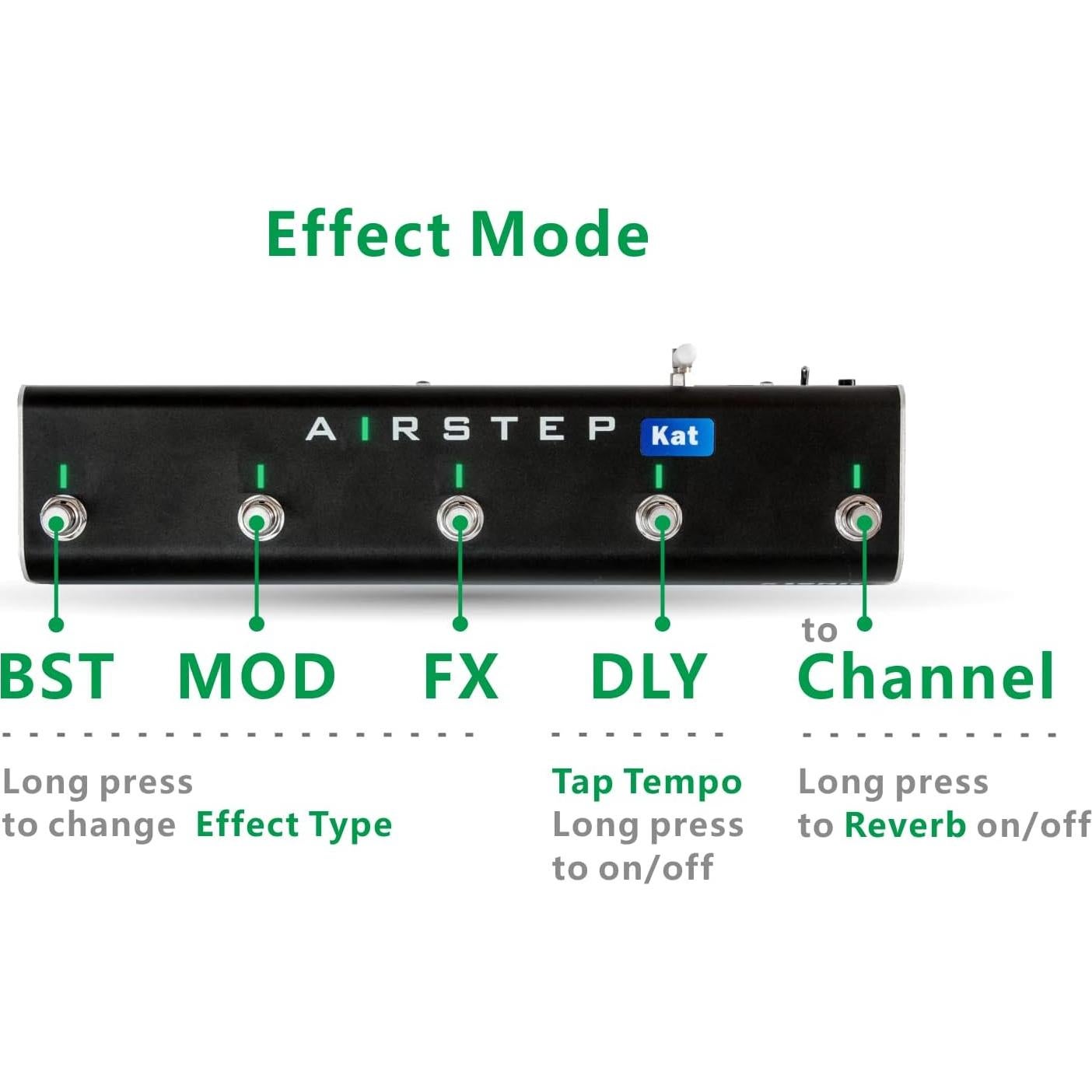 Controlador de Pedal Inalámbrico XSONIC AIRSTEP Kat para KATANA
