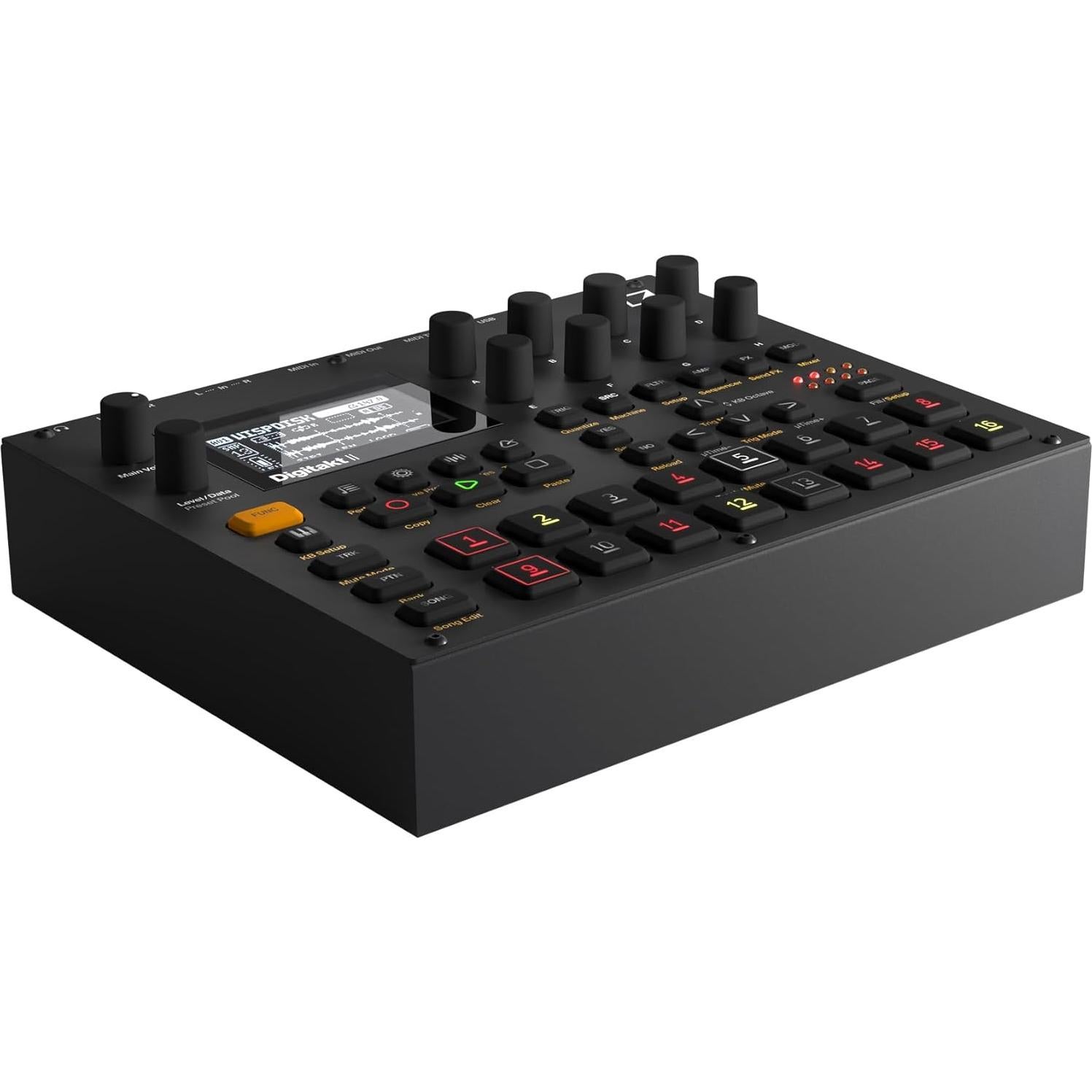 Muestreador Elektron Digitakt II 16 Pistas Estéreo Negro