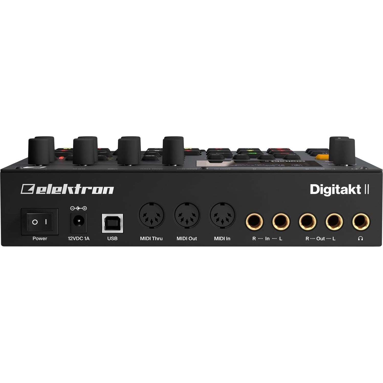 Muestreador Elektron Digitakt II 16 Pistas Estéreo Negro