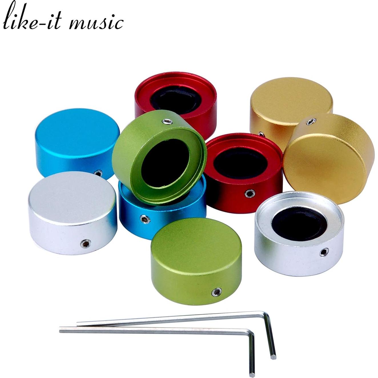 Tapa de Pedal de Efectos Guitarra 10 PZS Aluminio Colores