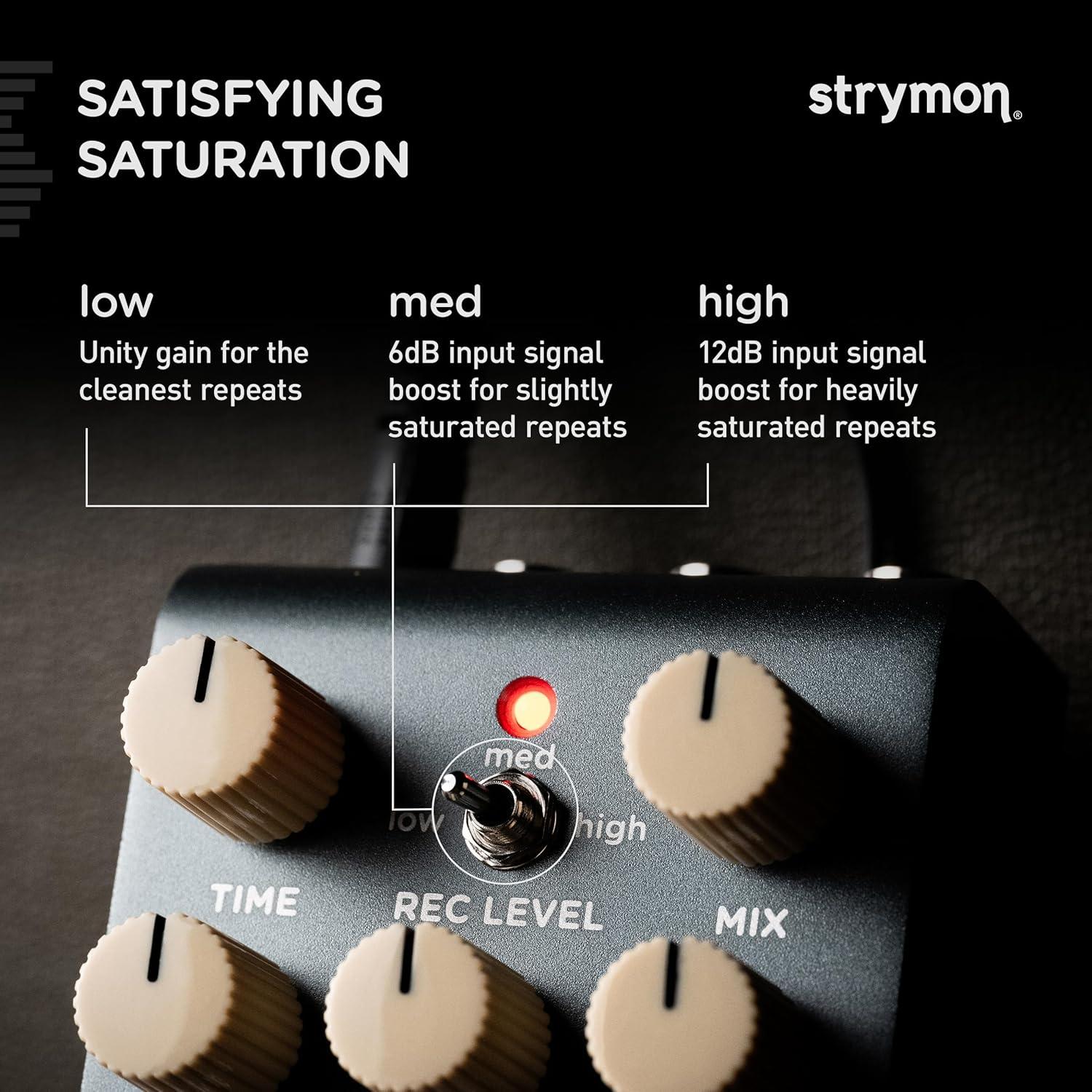 Pedal de Efectos Strymon EC-1 Eco de Cinta Estéreo 340g
