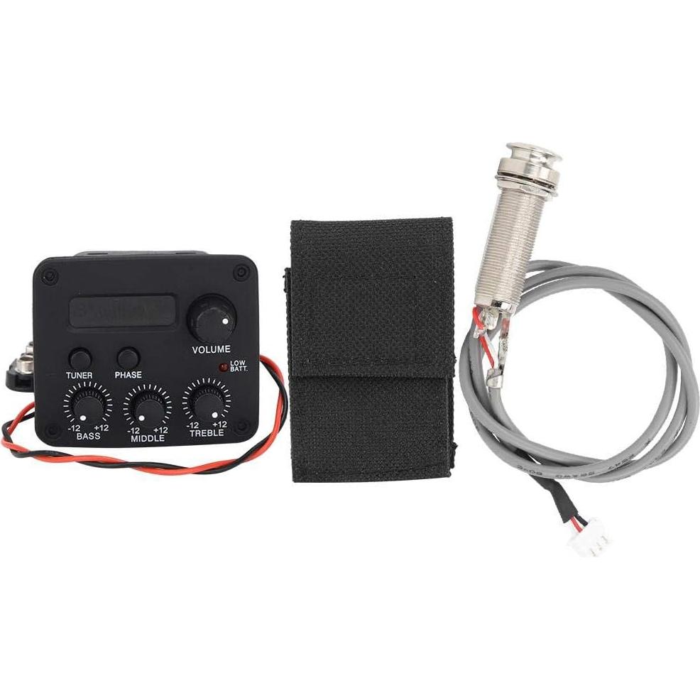 Ecualizador Pre-Amplificador de Guitarra Bnineteenteam 3 Bandas LCD